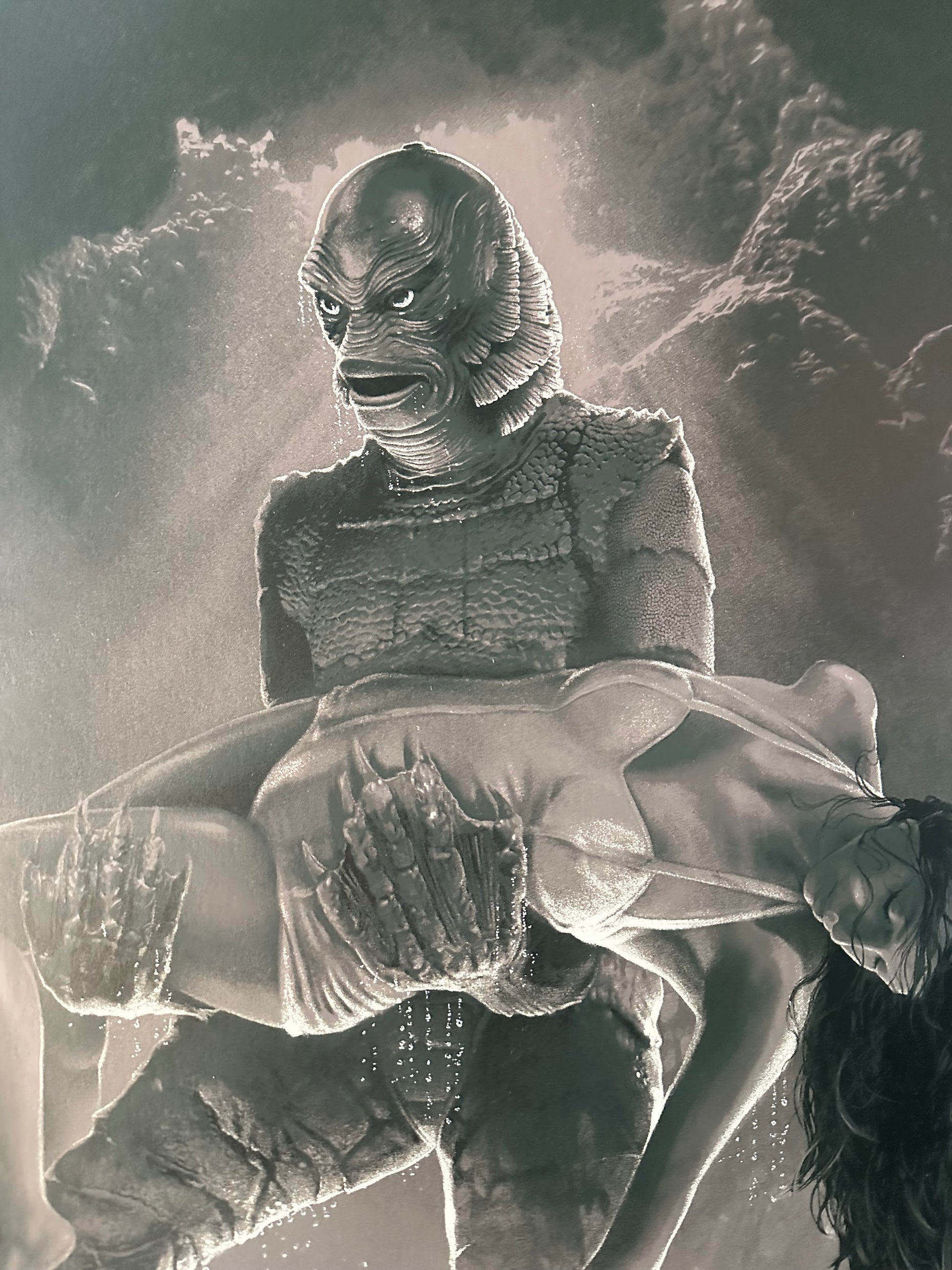 Juan Ramos – Creature from the Black Lagoon Variant, 18 x 36 in, art print, image 2