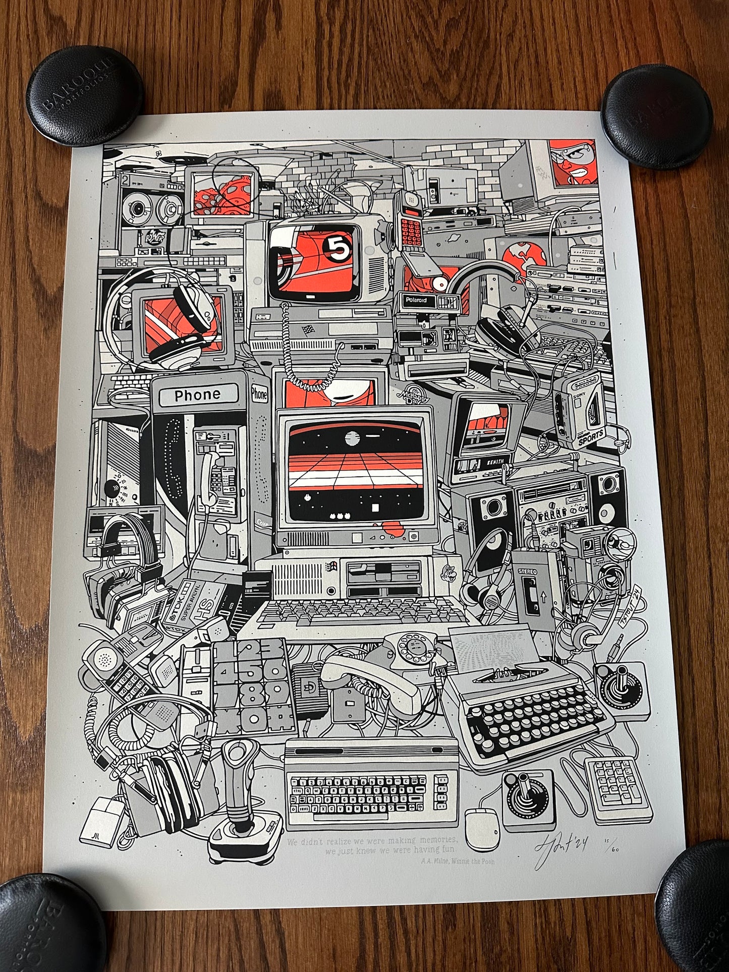Tyler Stout – Random Access Memory Variant, 18 x 24 in, art print