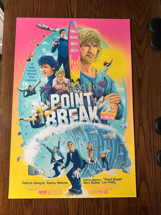 Patrick Connan – Point Break, 24 x 36 in, poster