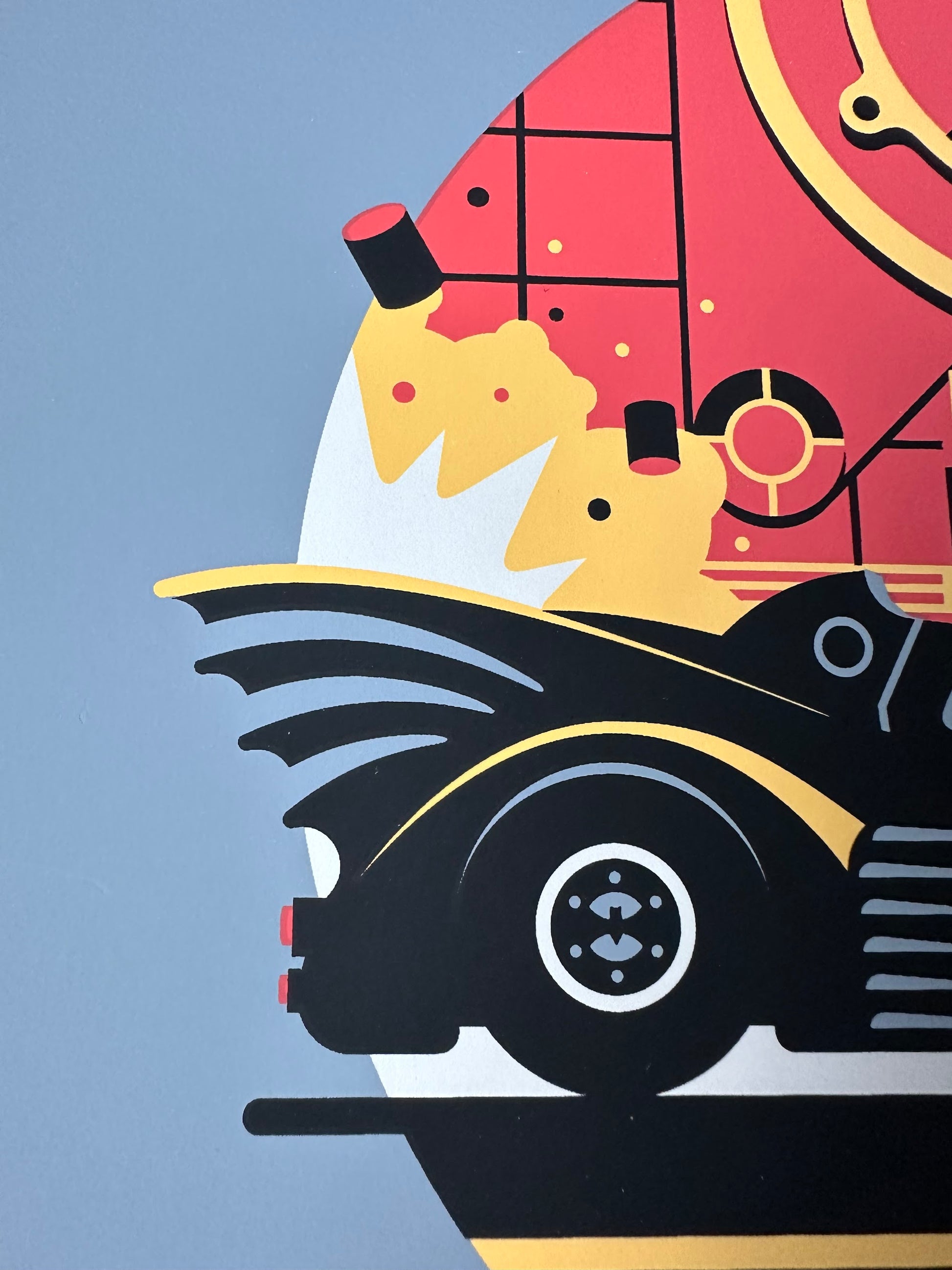 DKNG – Batmobile, 12 x 12 in, art print, image 3