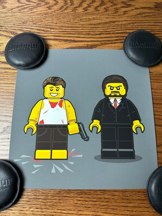 Dan Shearn – Lego Die Hard, 12 x 12 in, art print