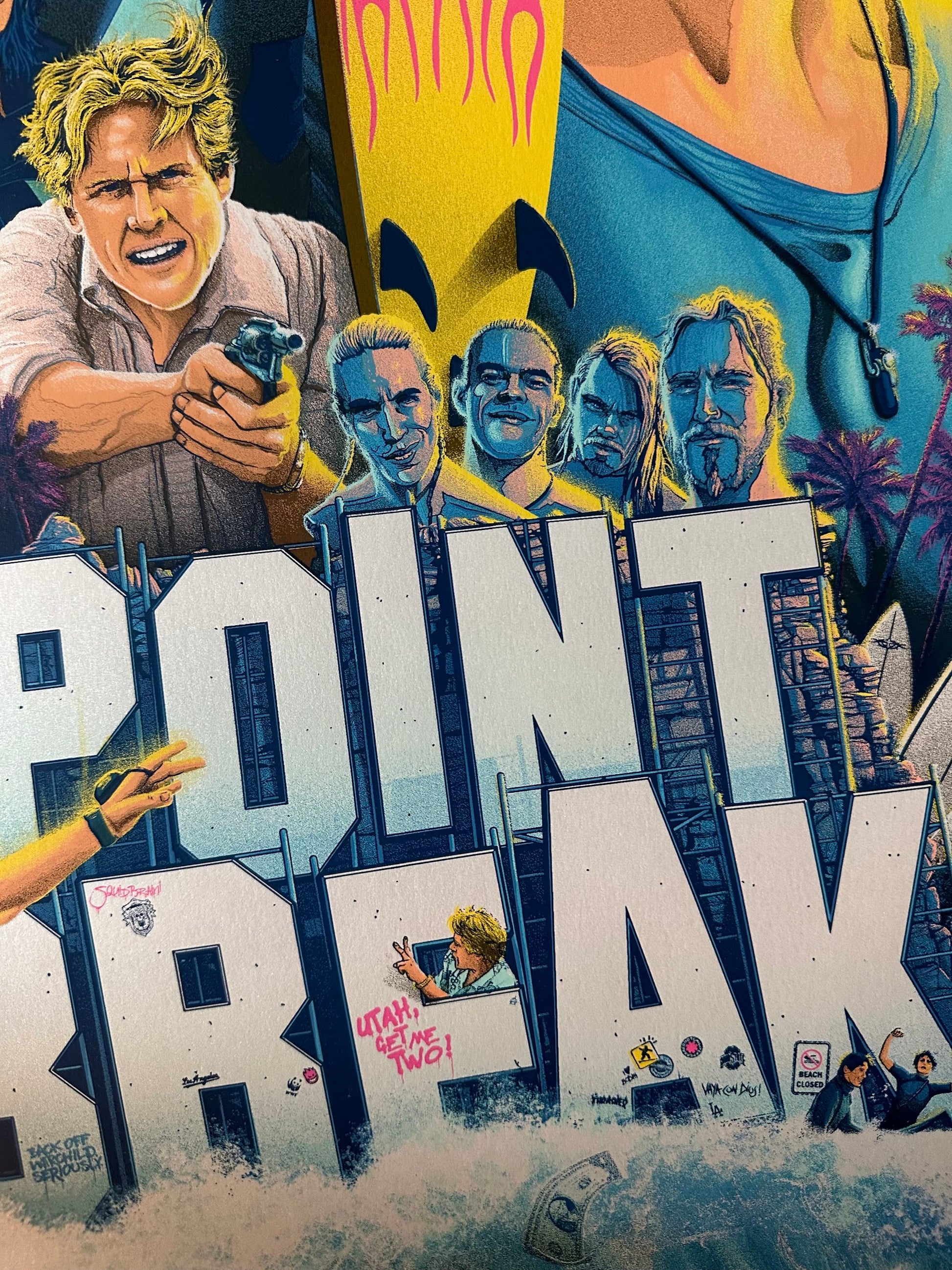 Patrick Connan – Point Break, 24 x 36 in, poster, image 4