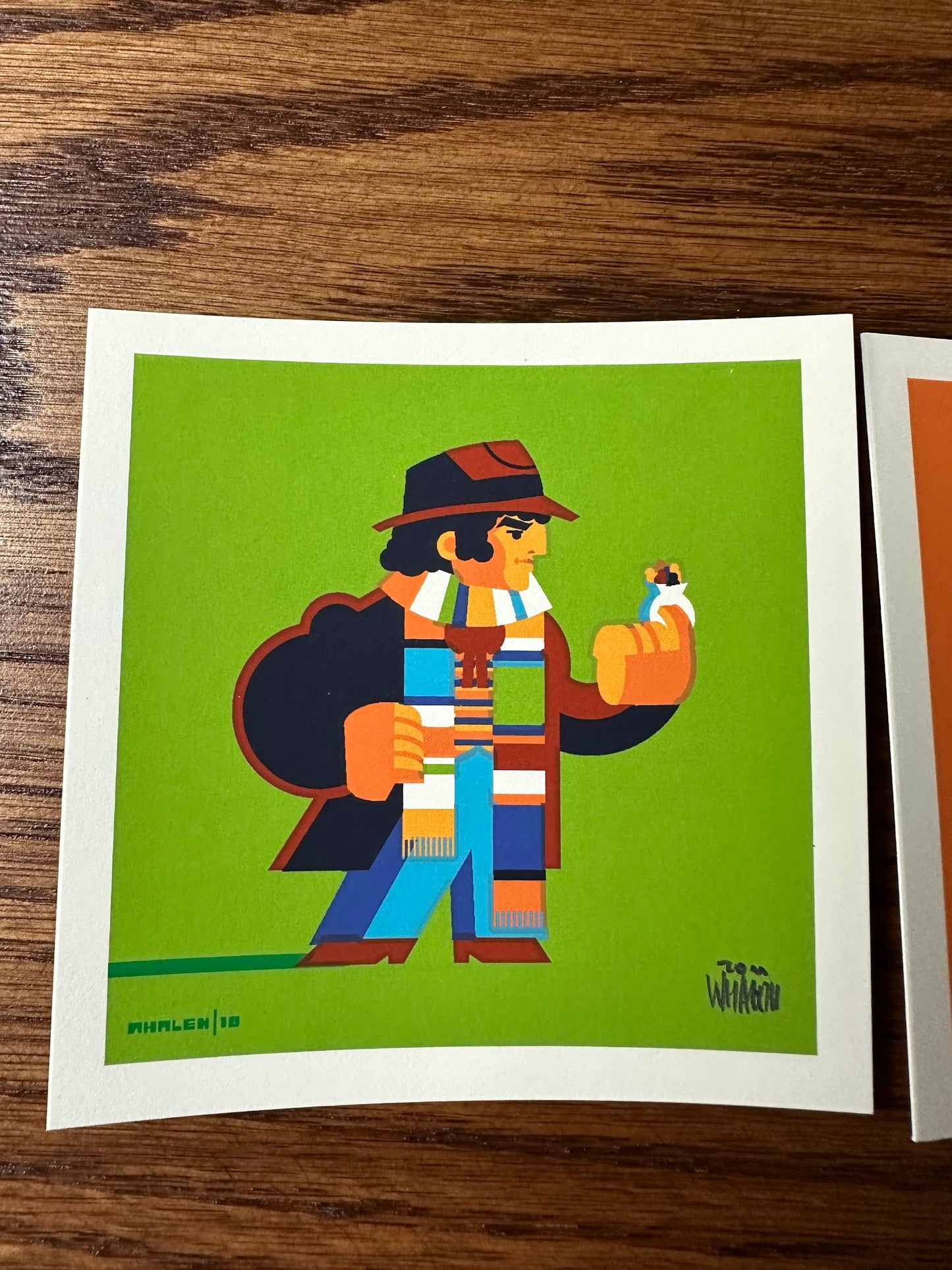 Tom Whalen – Doctor Who Set, 4 x 4 in, art print, image 2
