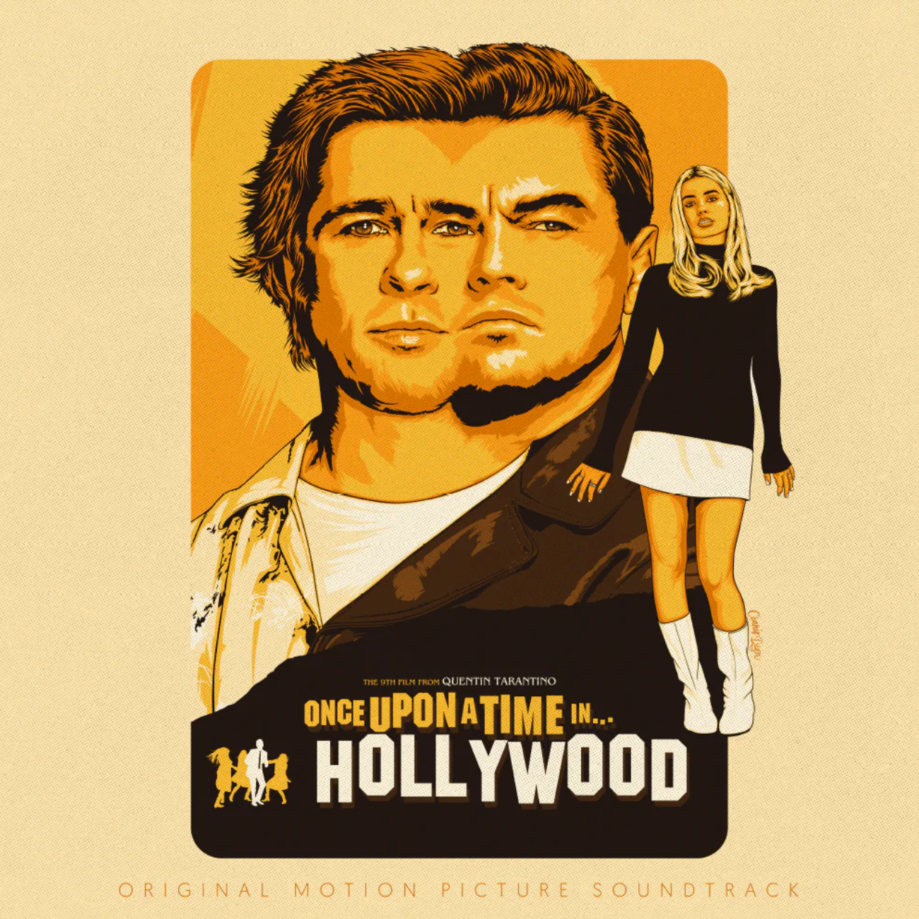 CranioDsgn – Once Upon a Time in Hollywood Vinyl Cover, 12 x 12 in, art print, image 5