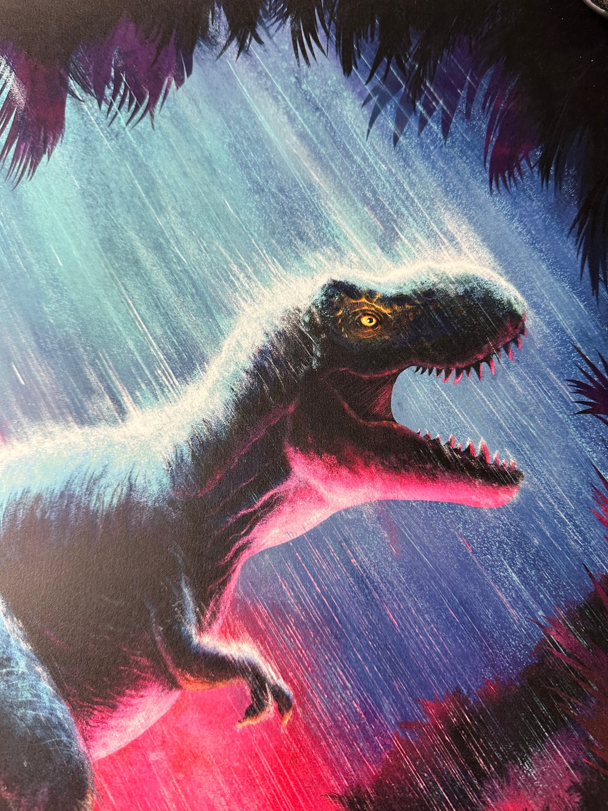 Carly AF – Jurassic Park T-Rex, 16.5 x 23.4 in, art print, image 2