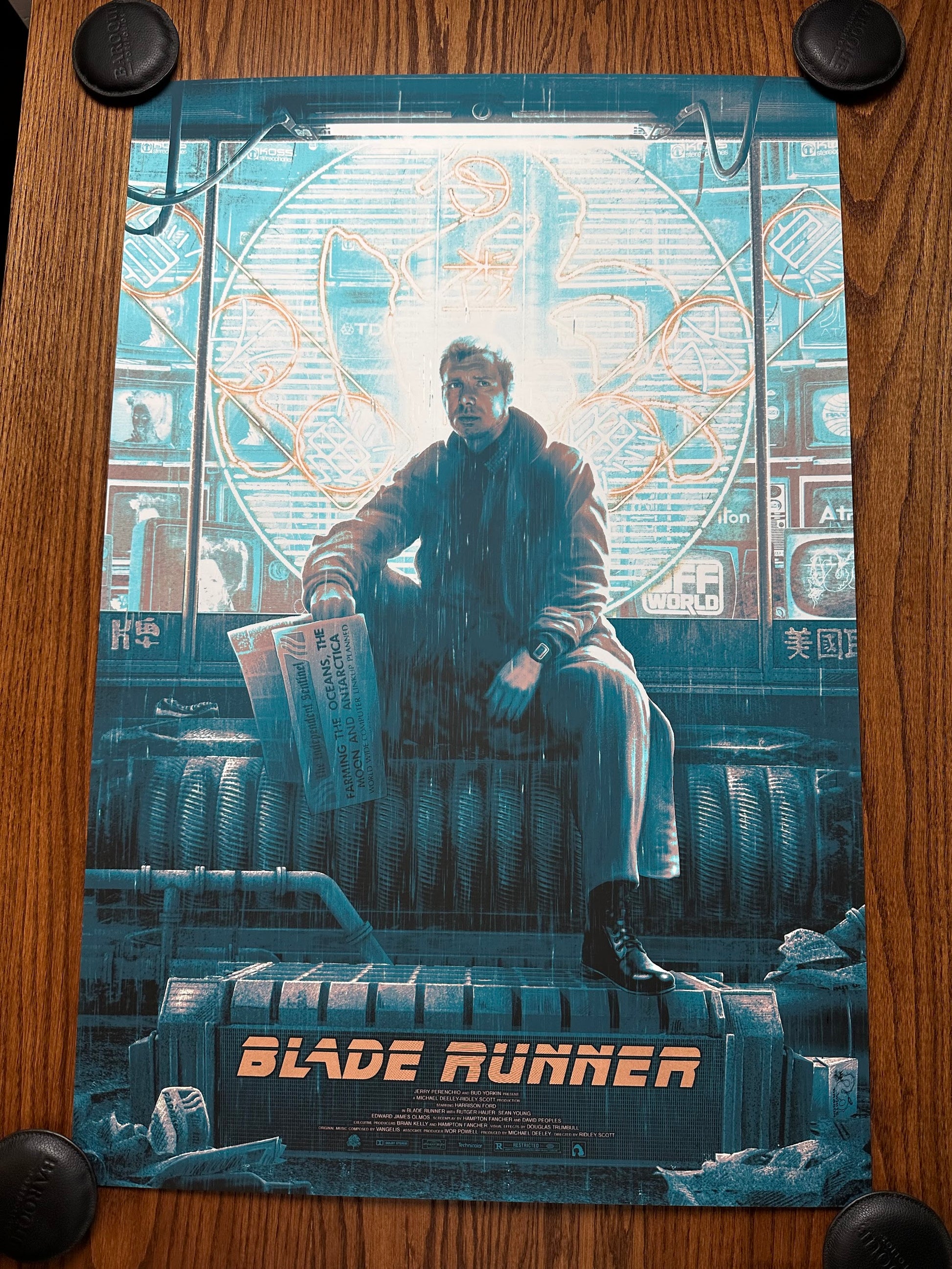 Kevin Wilson – Blade Runner, 24 x 36 in, poster