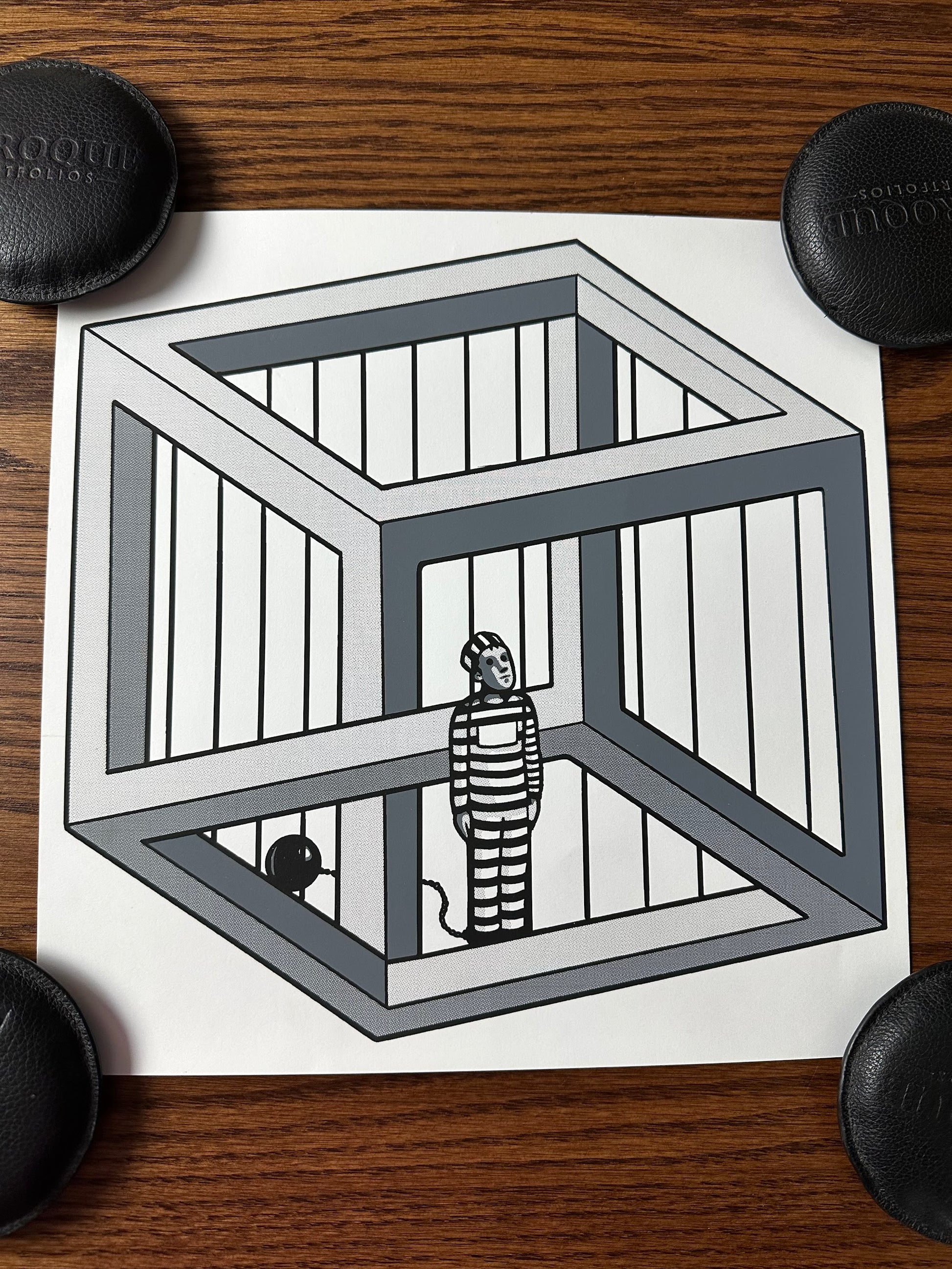 Unknown – Escher's Jail, 12 x 12 in, art print