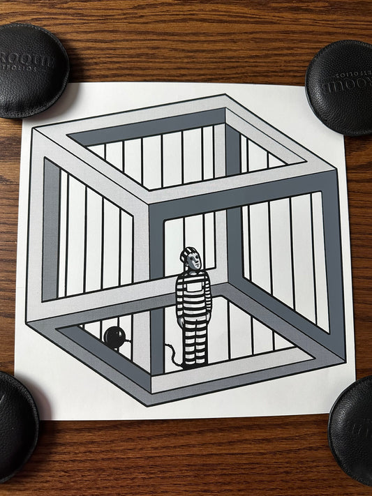 Unknown – Escher's Jail, 12 x 12 in, art print