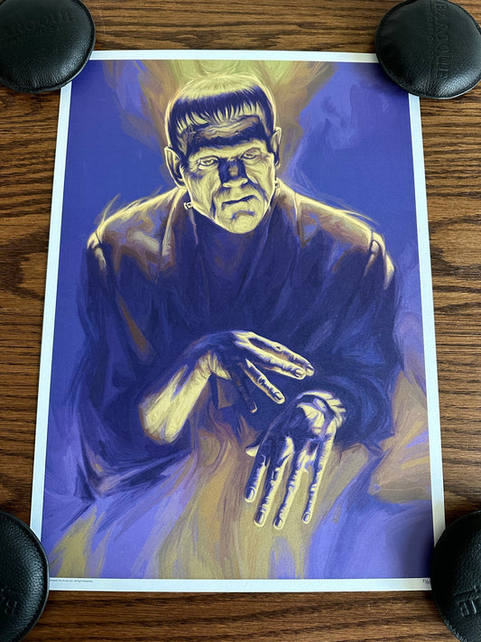 Candra Hope – Frankenstein Portrait, 11.7 x 16.5 in, art print, image 2
