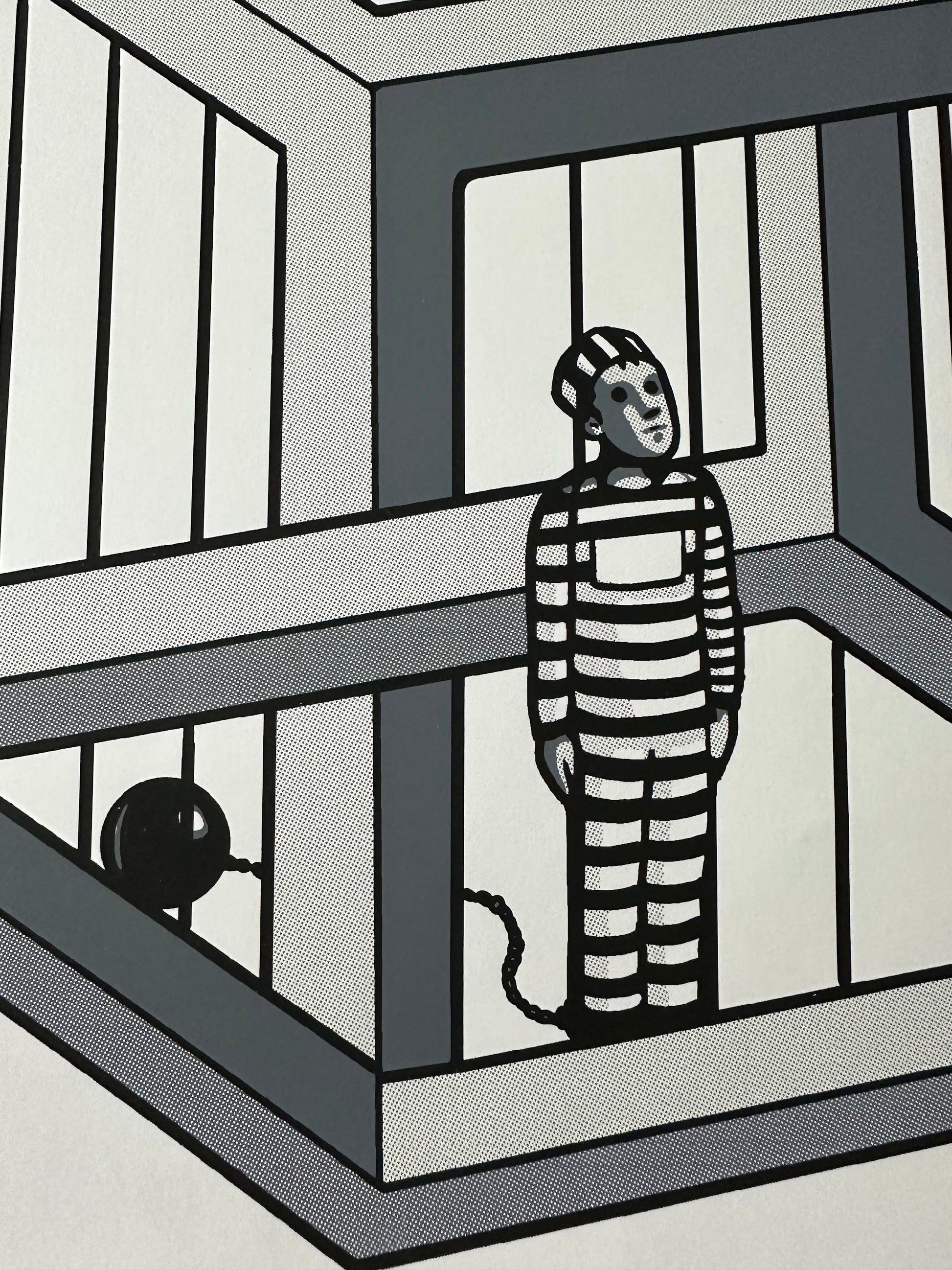 Unknown – Escher's Jail, 12 x 12 in, art print, image 2