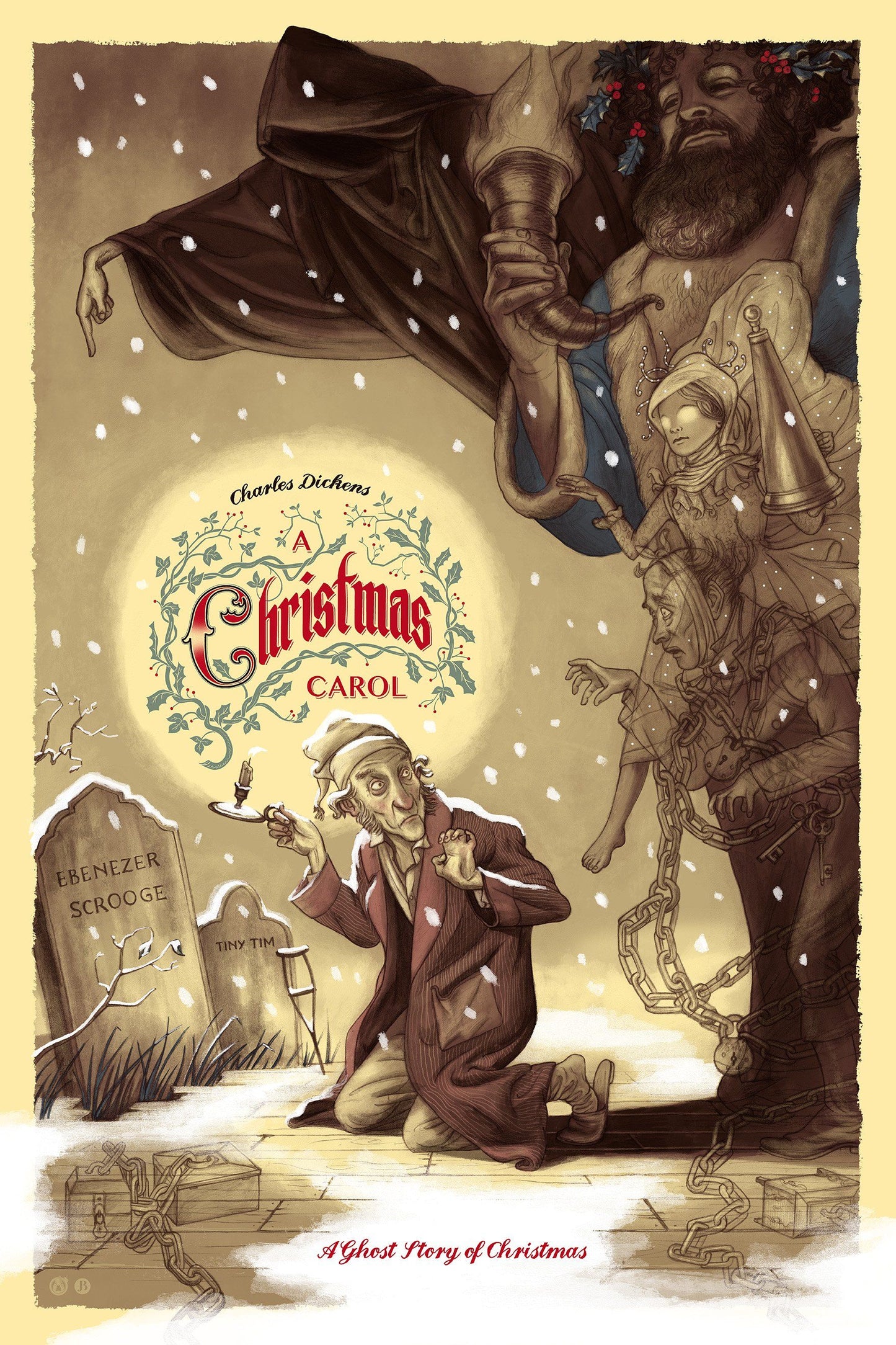 Jonathan Burton – A Christmas Carol, 24 x 36 in, poster, image 8