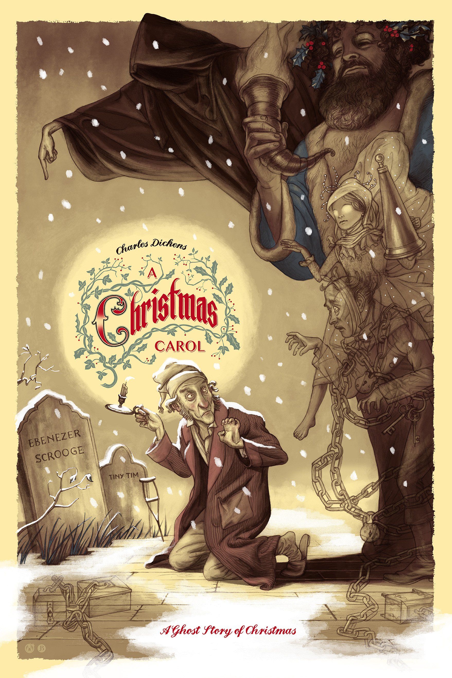 Jonathan Burton – A Christmas Carol, 24 x 36 in, poster, image 8
