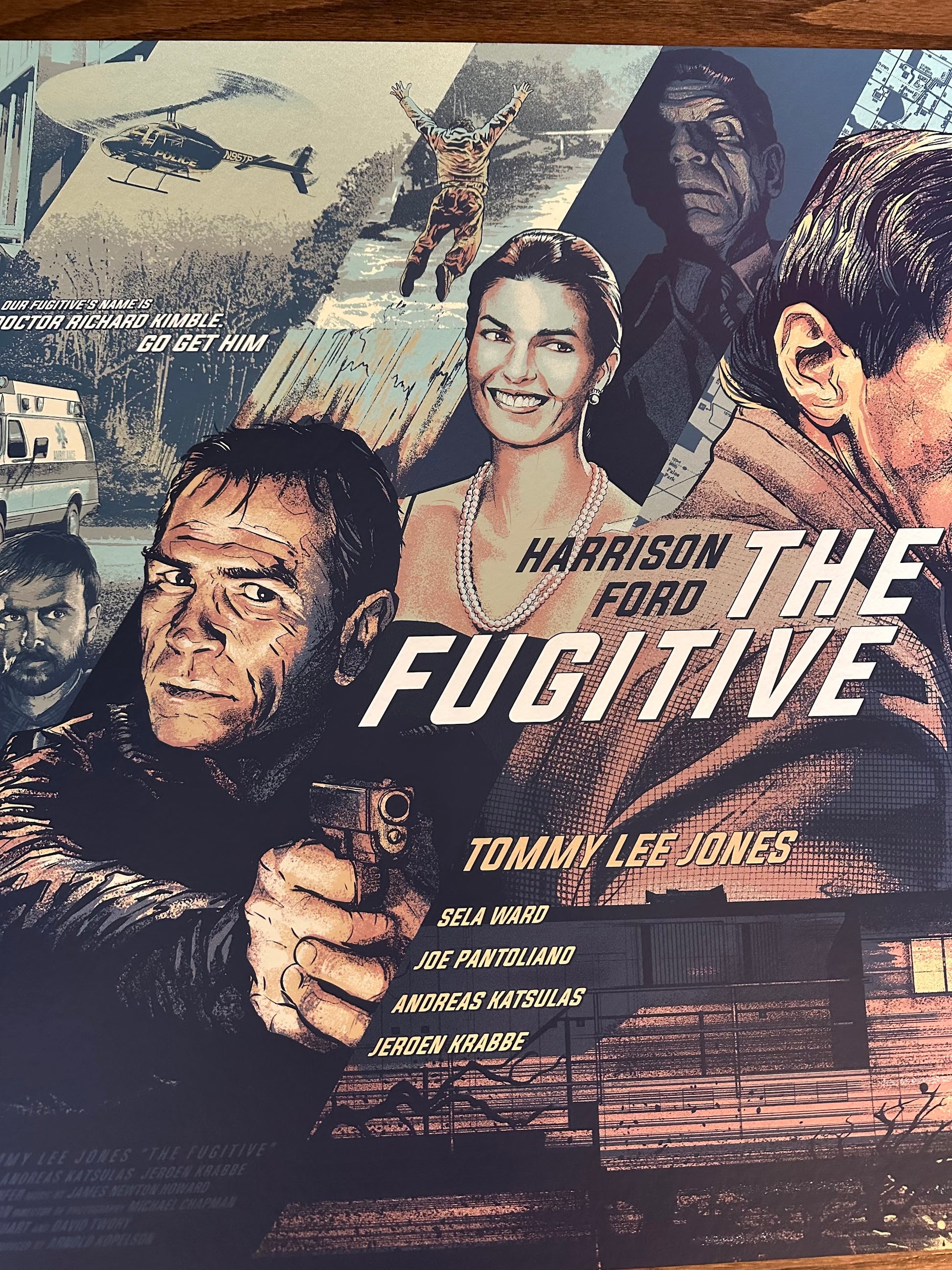 Aurelio Lorenzo – The Fugitive, 36 x 24 in, poster, image 3