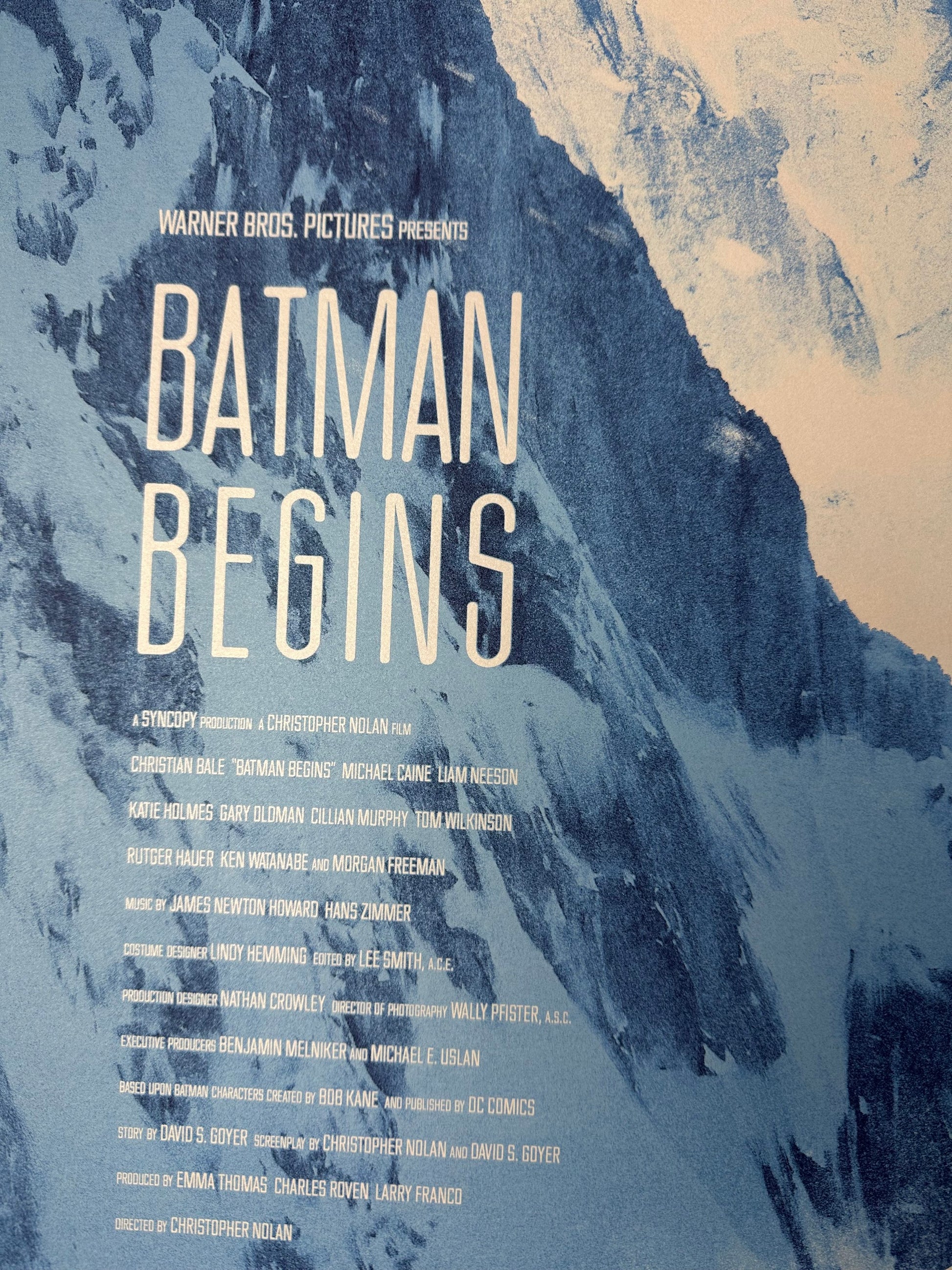 Kevin Wilson – Batman Begins, 36 x 24 in, poster, image 2