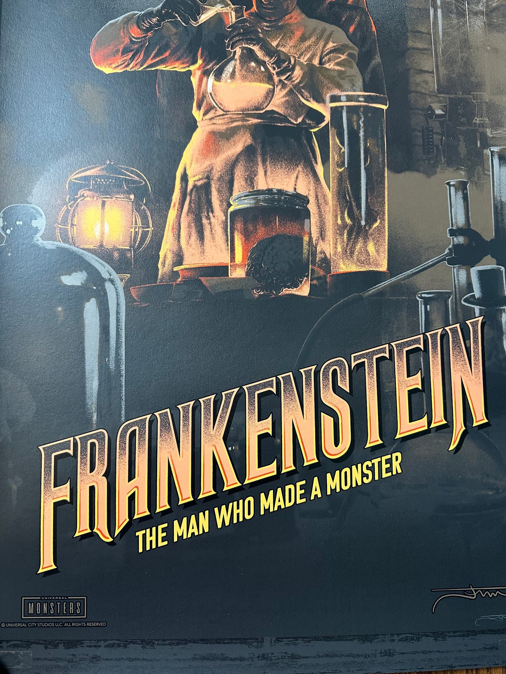 Juan Ramos – Frankenstein, 18 x 36 in, art print, image 5