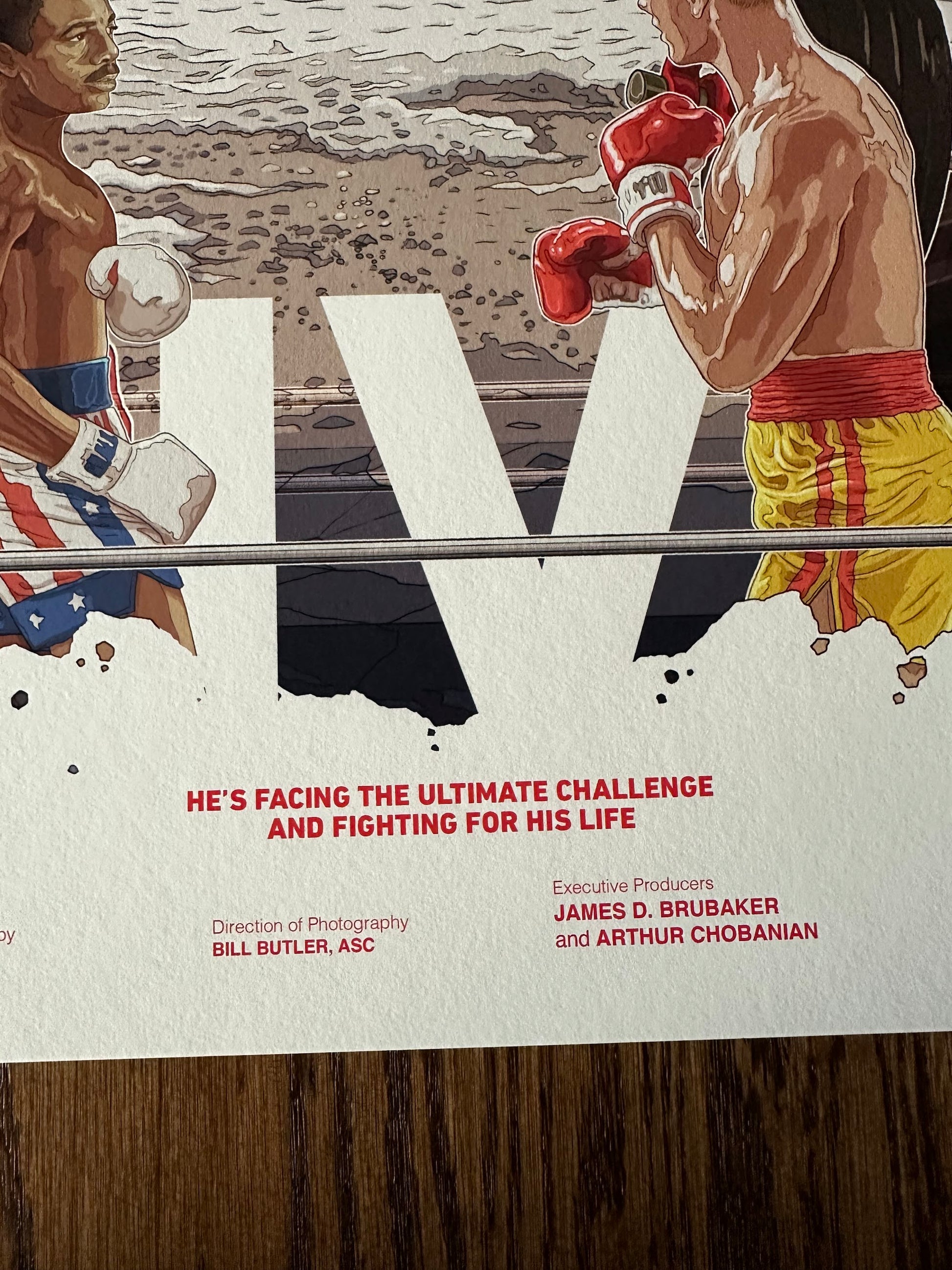 Tavo Montanez - Rocky 4 Variant 24x36 movie poster - detail image 7