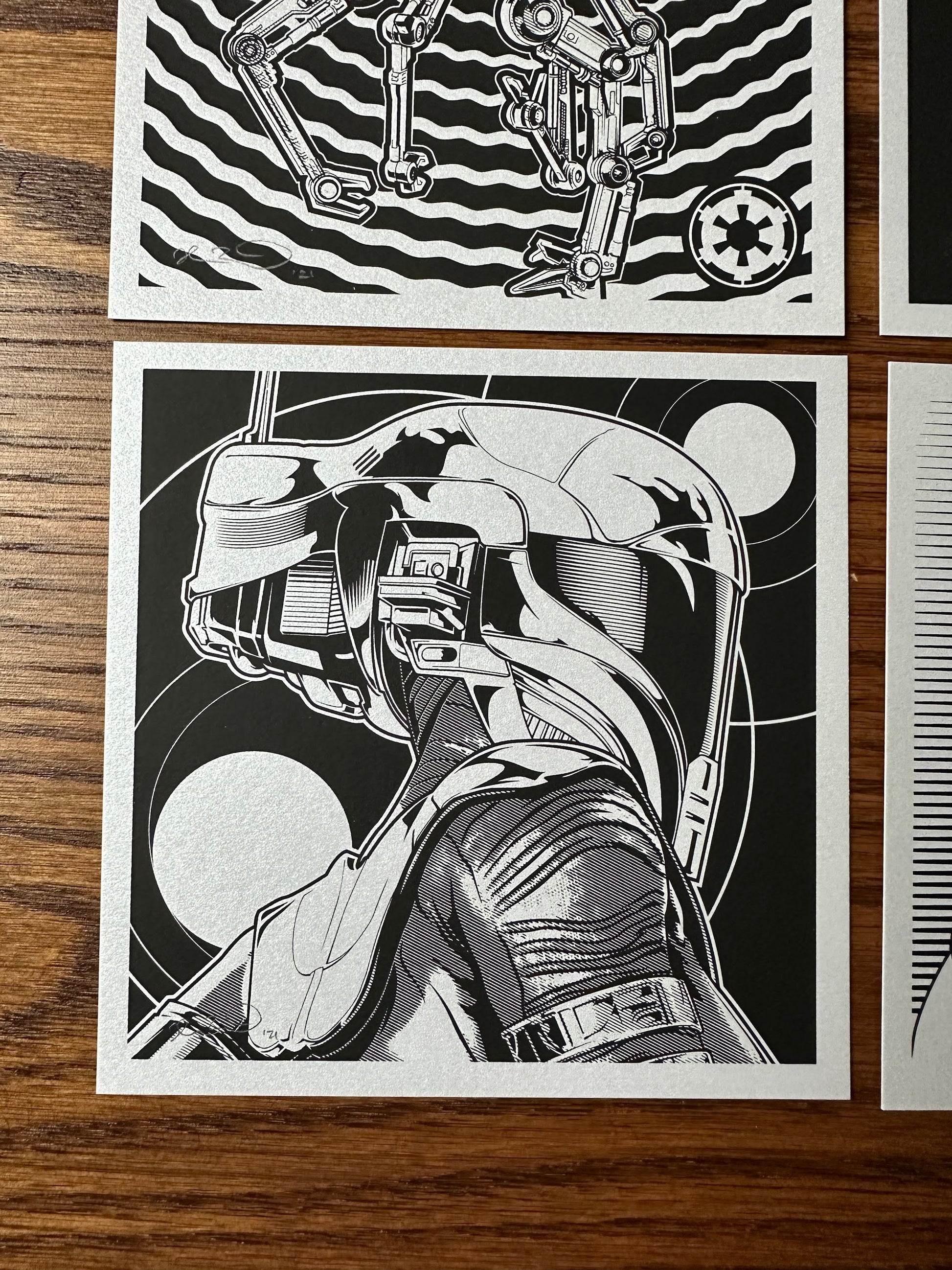 Joshua Budich – Lot of 5 Empire Jedi Mind Tricks, 6 x 6 in, art print, image 4