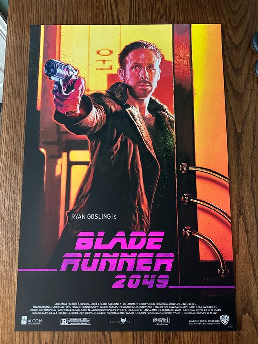 Alfons Kiefer – Blade Runner 2049, 24 x 36 in, poster