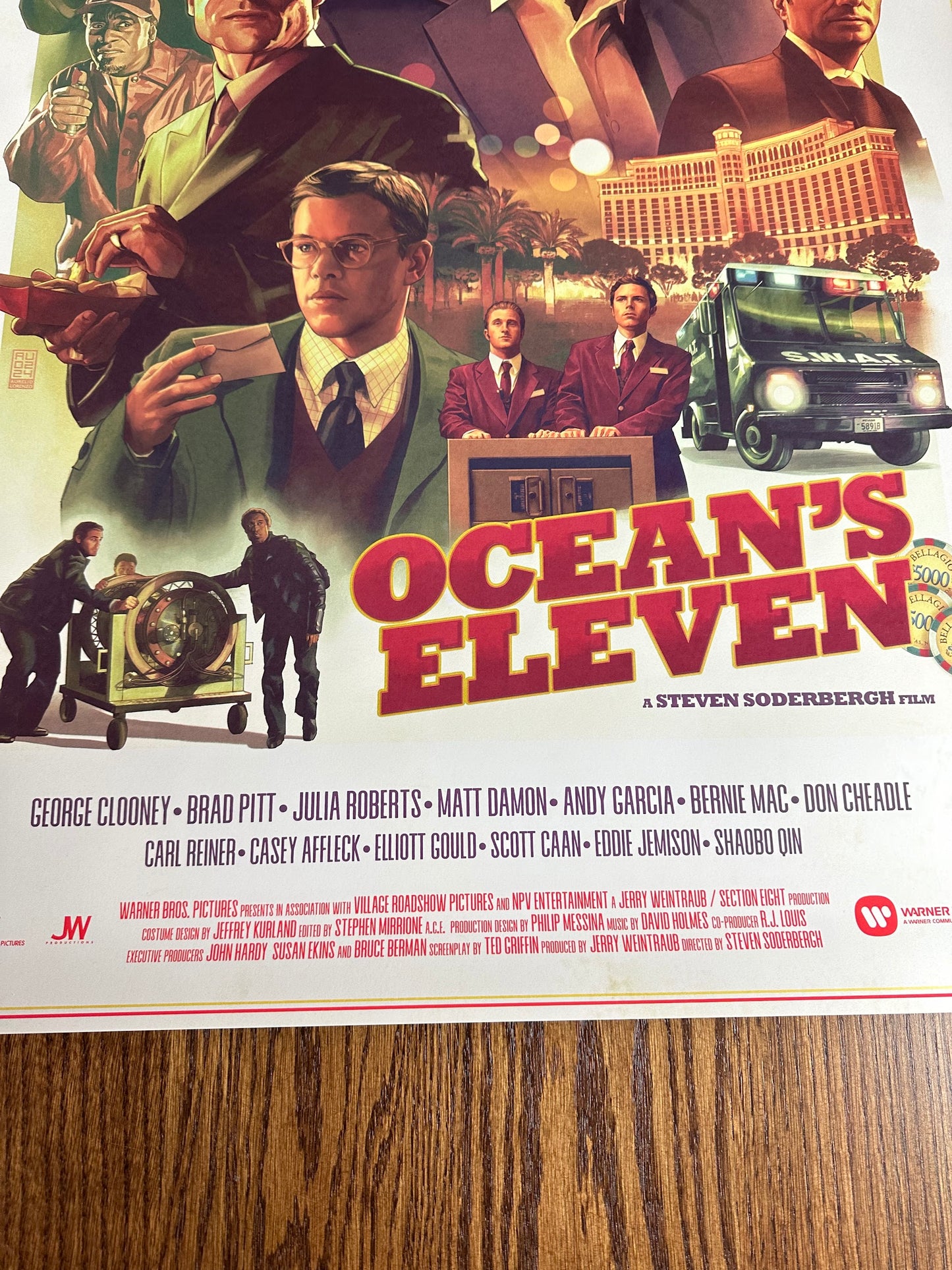 Aurelio Lorenzo – Oceans 11, 24 x 36 in, poster, image 8