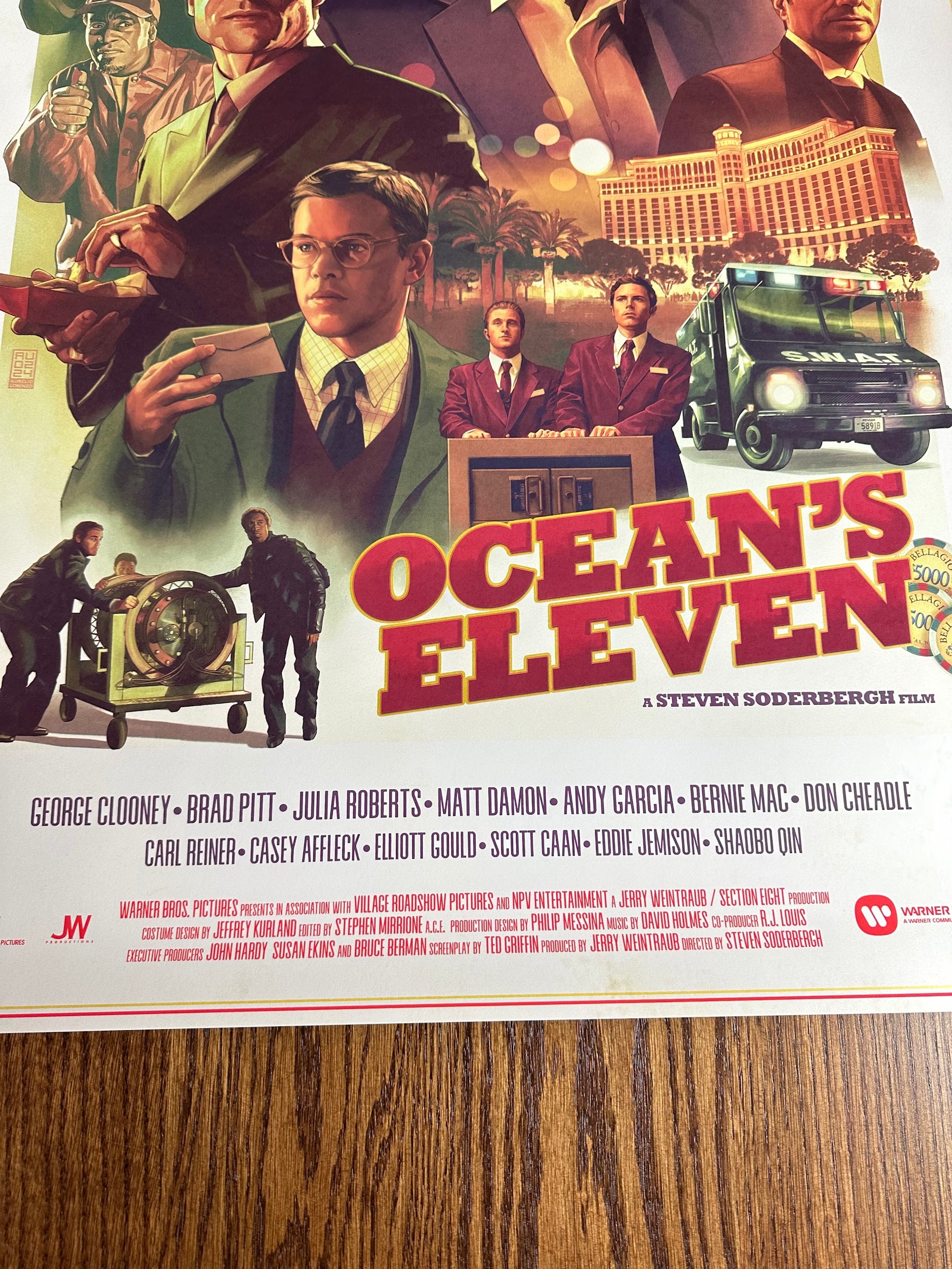 Aurelio Lorenzo – Oceans 11, 24 x 36 in, poster, image 8