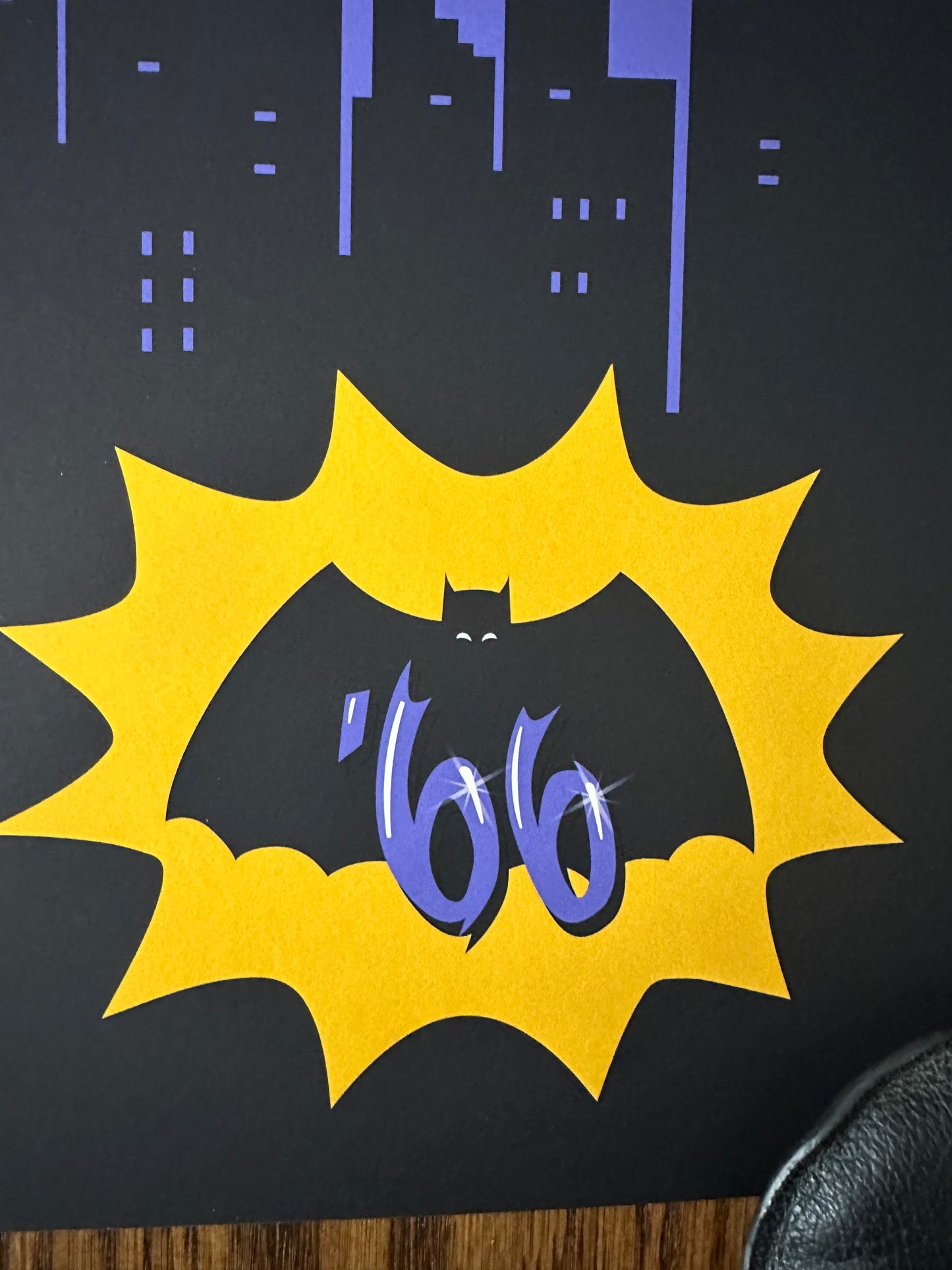 Julien Rico Jr – Batman "Kapow", 18 x 24 in, art print, image 2