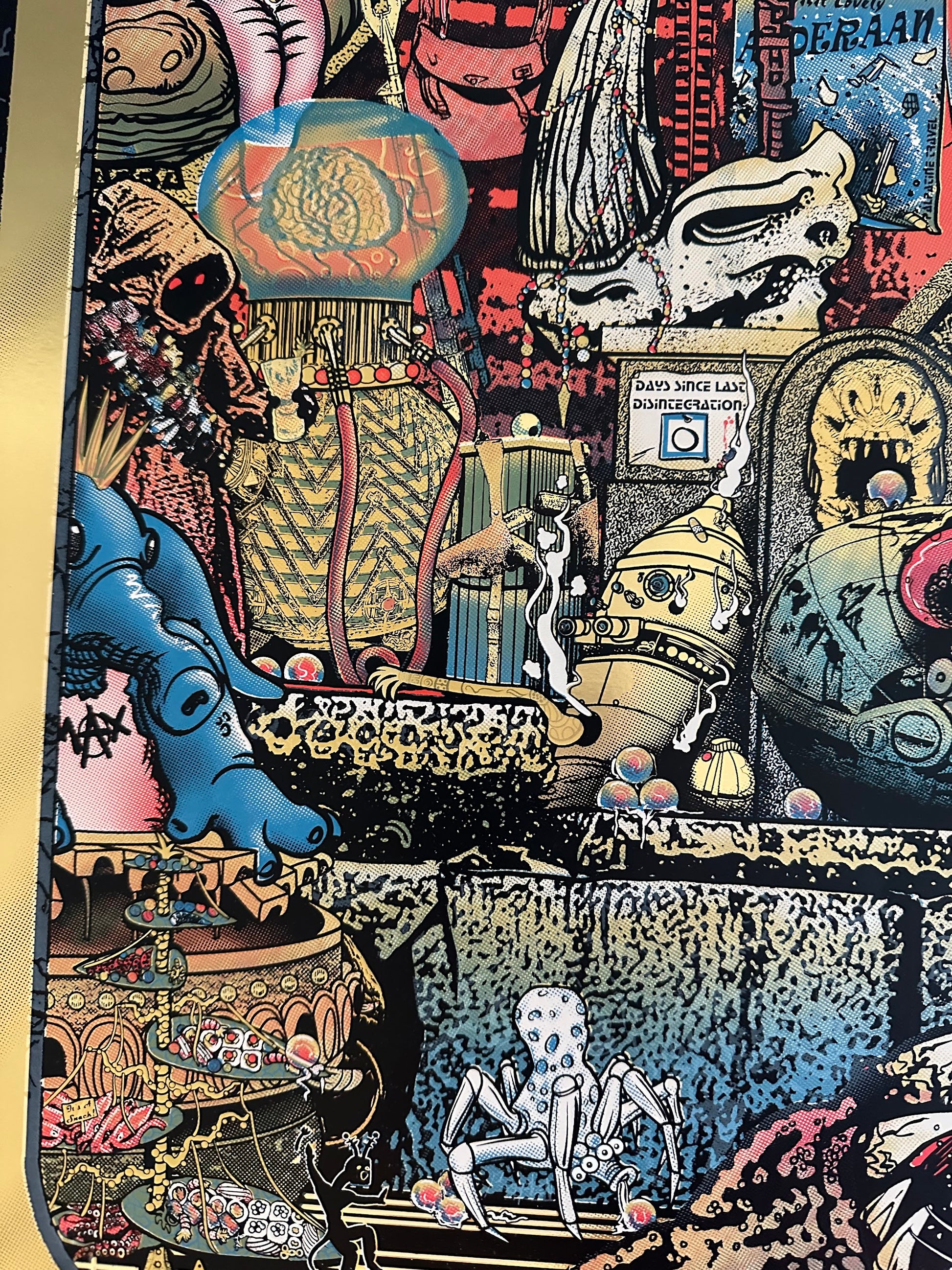 EJR – The Book of Grogu Gold Foil, 32 x 24 in, art print, image 4