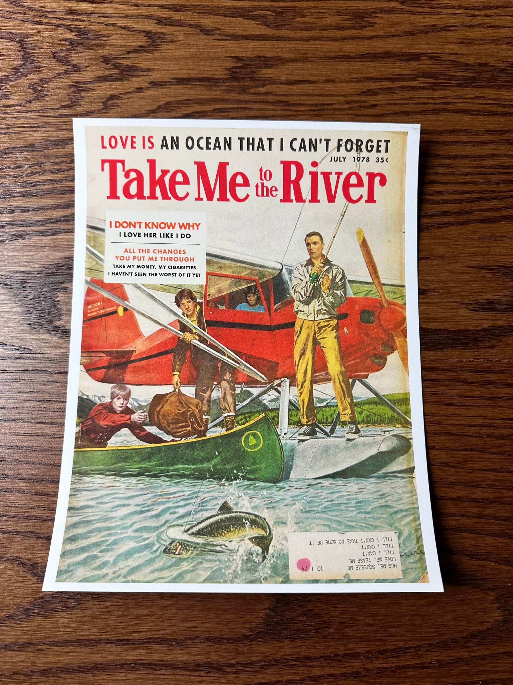 Todd Alcott – Take Me To The River, 11 x 17 in, art print