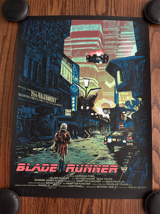 Tim Doyle – Blade Runner Credits Variant, 18 x 24 in, art print