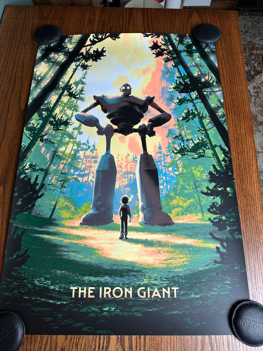 Kevin Wilson – The Iron Giant, 24 x 36 in, poster