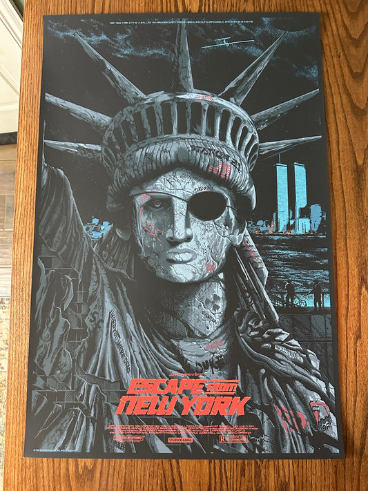 Kilian Eng - Escape from New York 24x36 movie poster