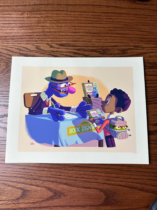 Glen Brogan – Grover, 14 x 11 in, art print