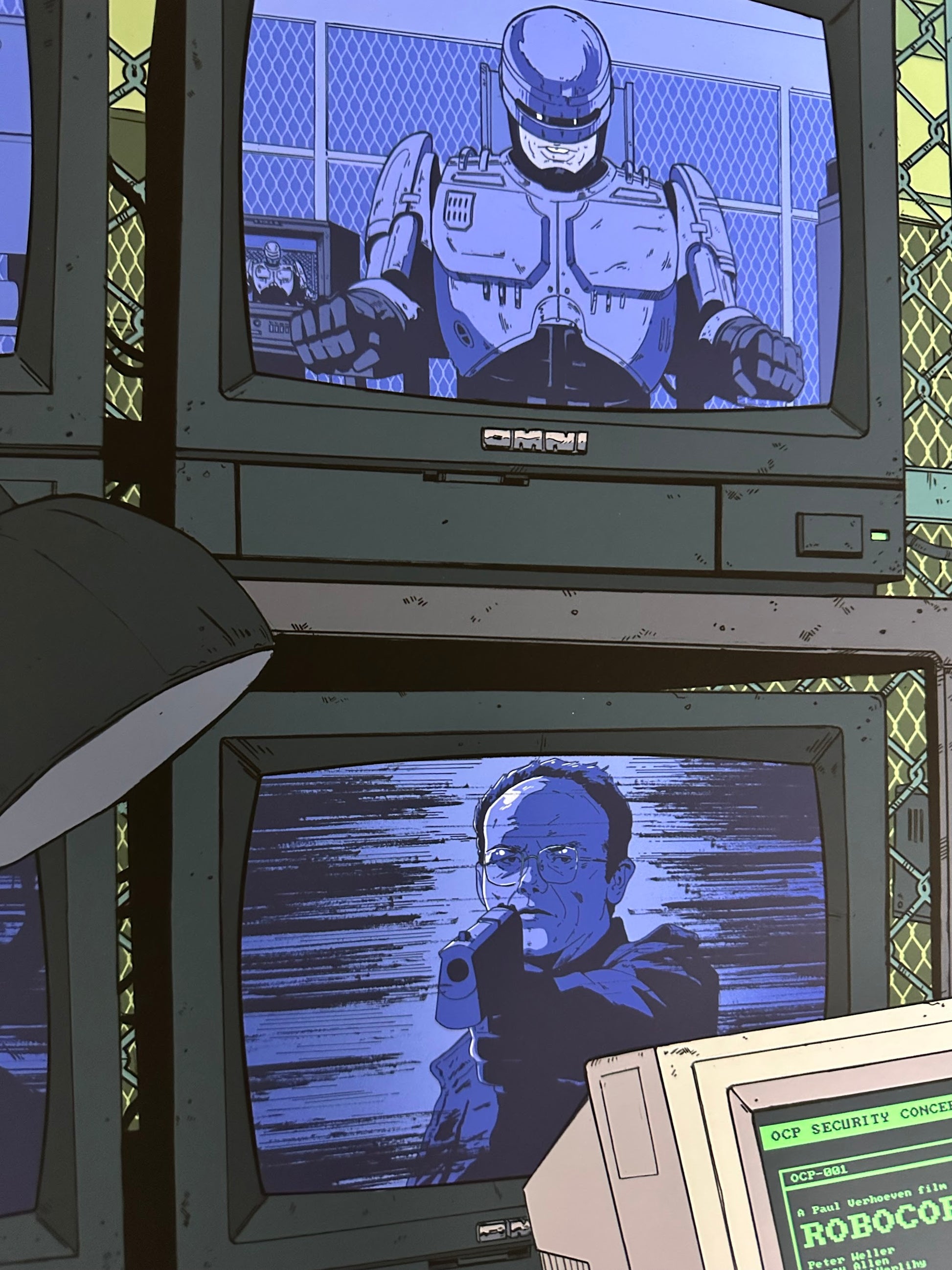 Laurie Greasley – Robocop, 24 x 18 in, art print, image 4