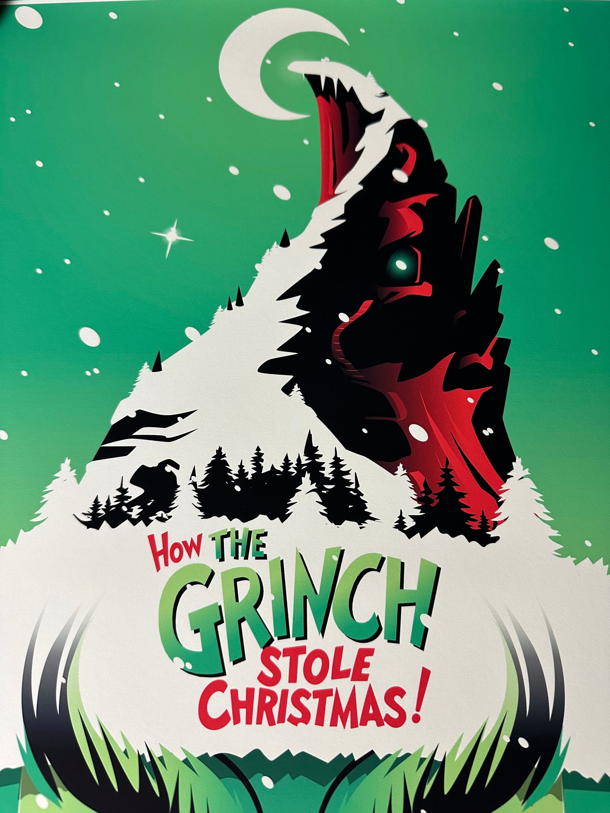 Juan Rico Jr – How the Grinch Stole Christmas, 18 x 24 in, art print, image 2
