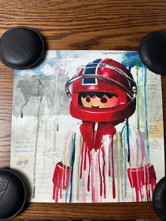 RAD – Speed Racer, 12 x 12 in, art print