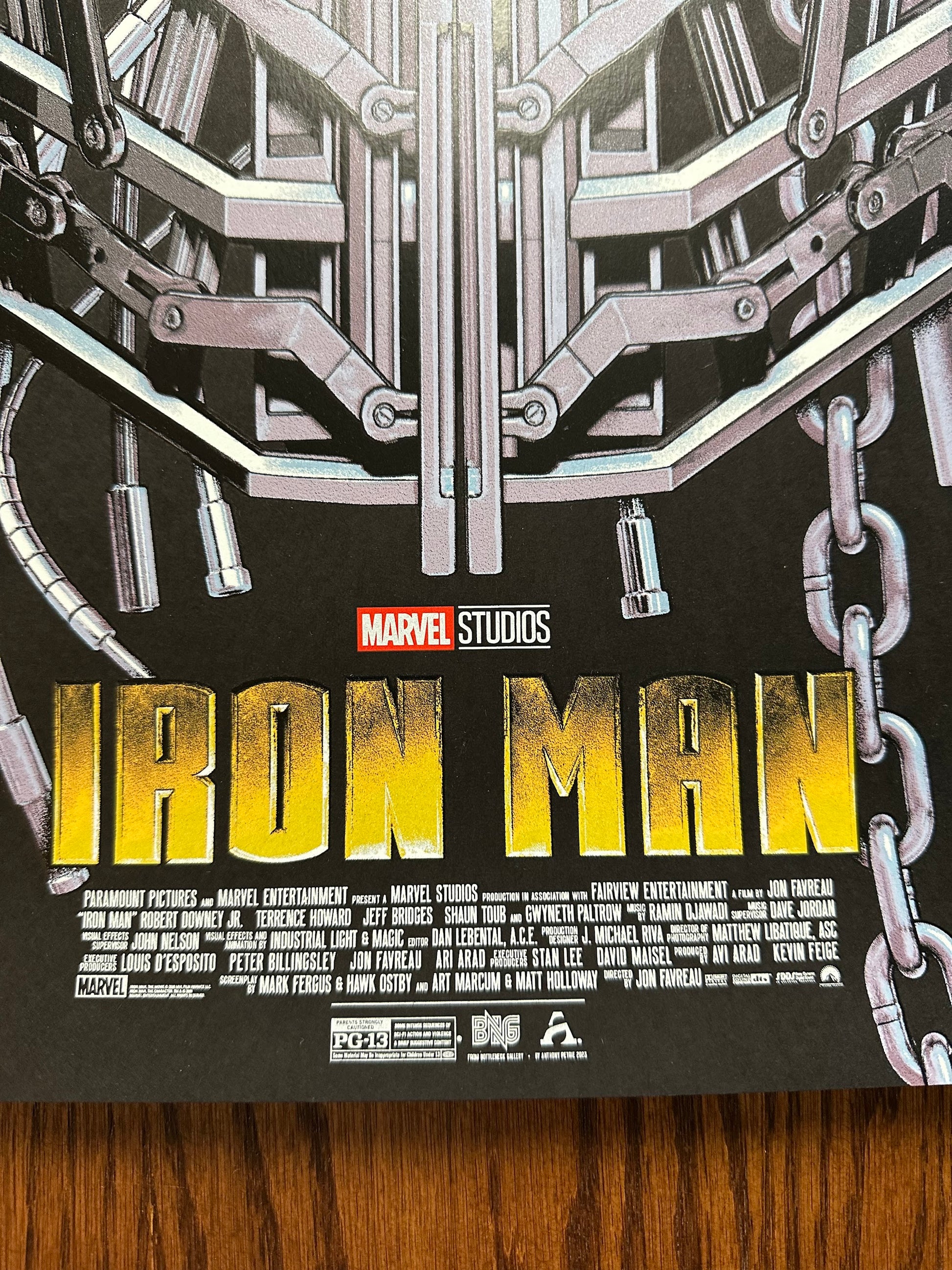 Anthony Petrie – Iron Man, 24 x 36 in, poster, image 6