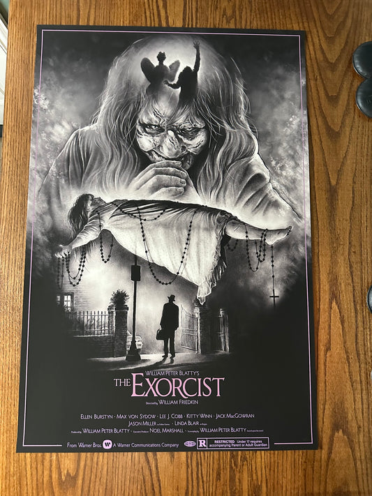 Andrew Rowland – The Exorcist, 24 x 36 in, poster
