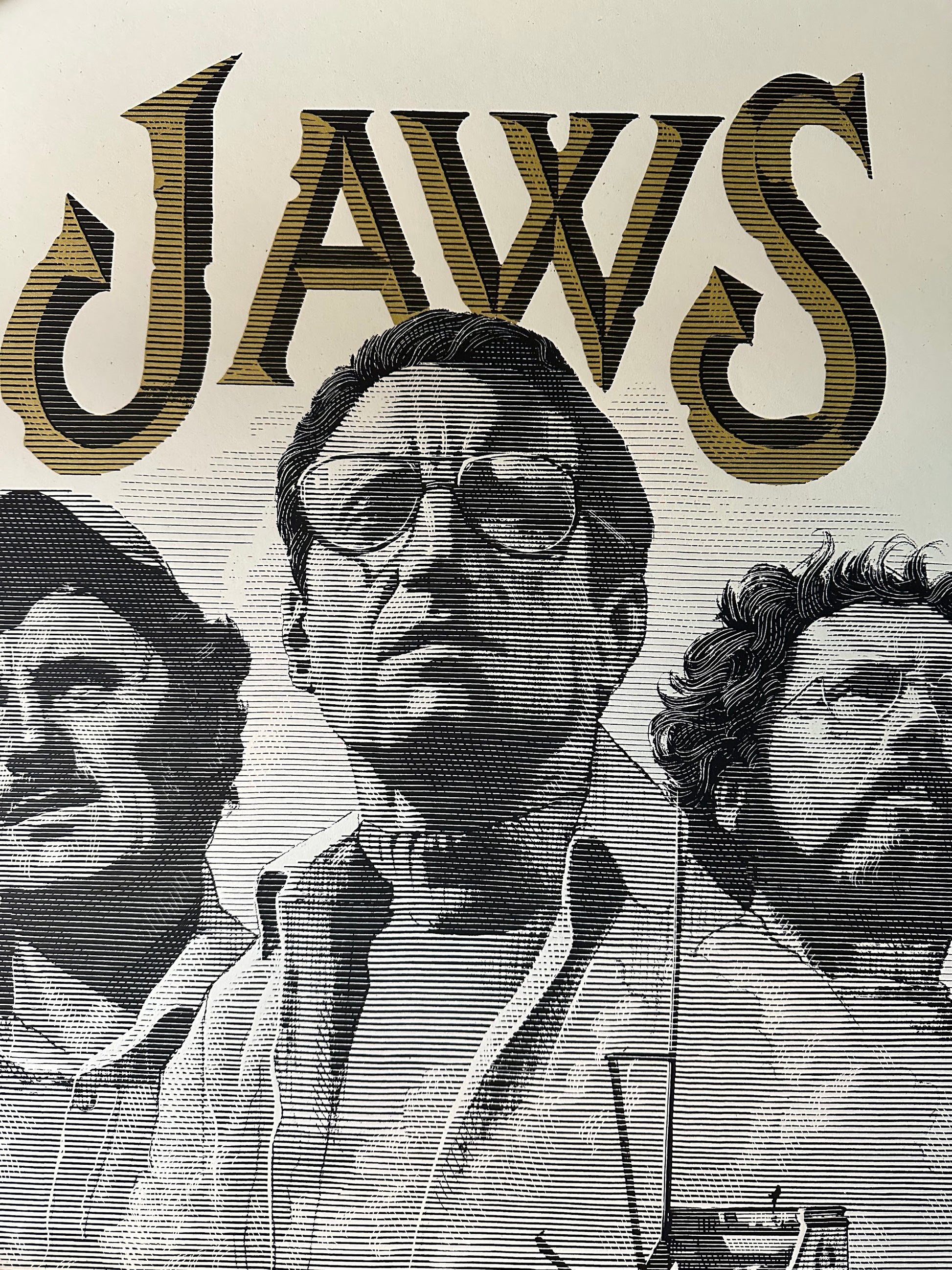 Mark Summers - Jaws Gold Variant 24x36 movie poster - detail image 2