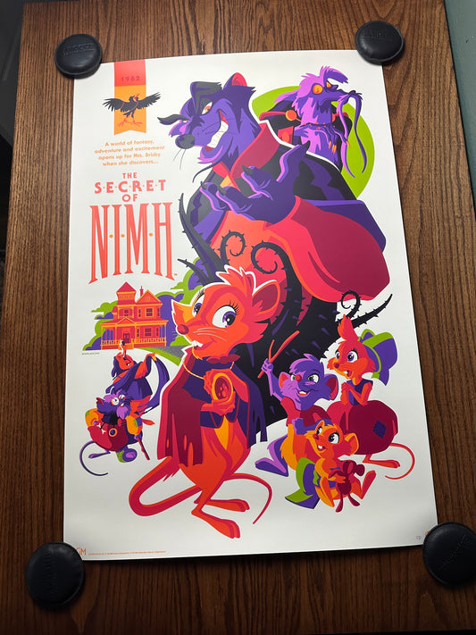 Tom Whalen – The Secret of Nimh, 24 x 36 in, poster