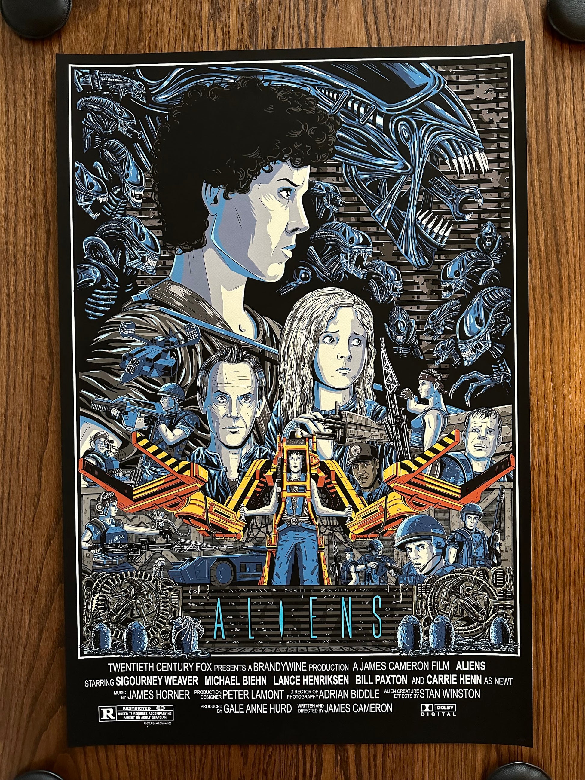 Aaron Haynes – Aliens, 24 x 36 in, poster