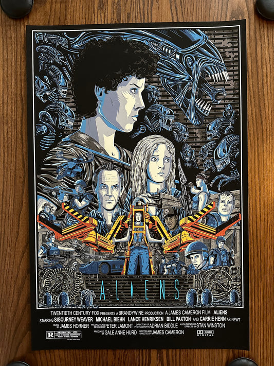 Aaron Haynes – Aliens, 24 x 36 in, poster