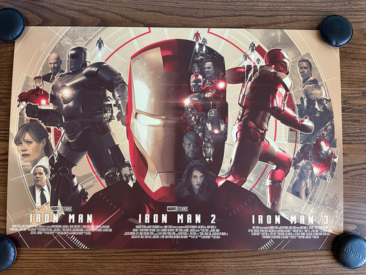 Devin Schoeffler – Iron Man Triptych, 36 x 24 in, poster, image 3