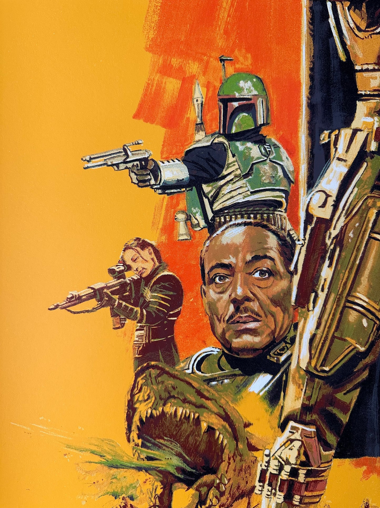 Paul Mann – The Mandalorian Variant, 24 x 36 in, poster, image 3