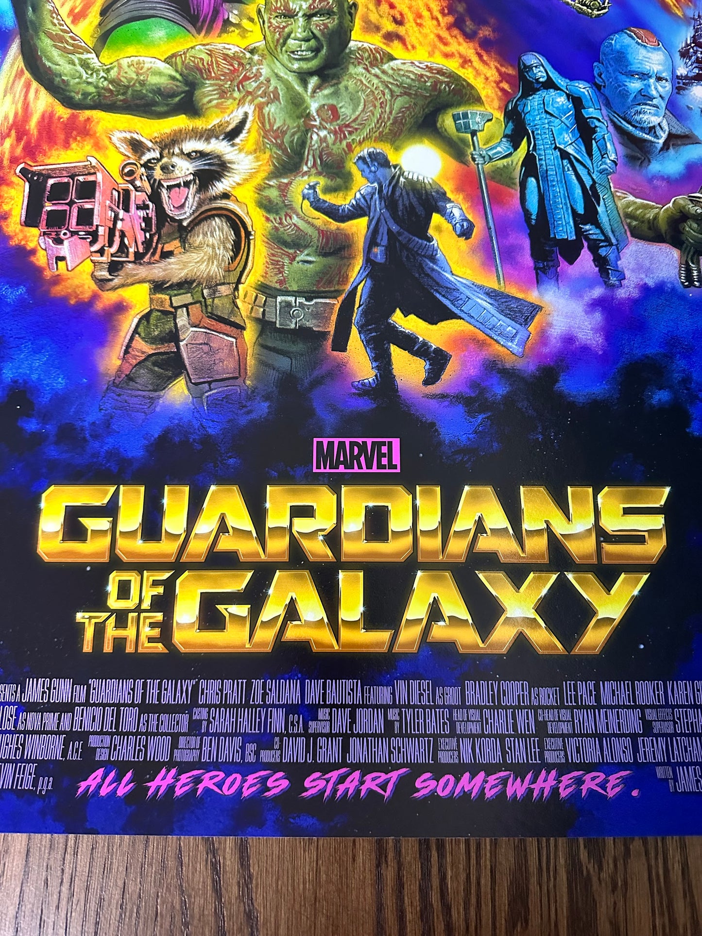 Roger Motzkus – Guardians of the Galaxy, 24 x 36 in, poster, image 2