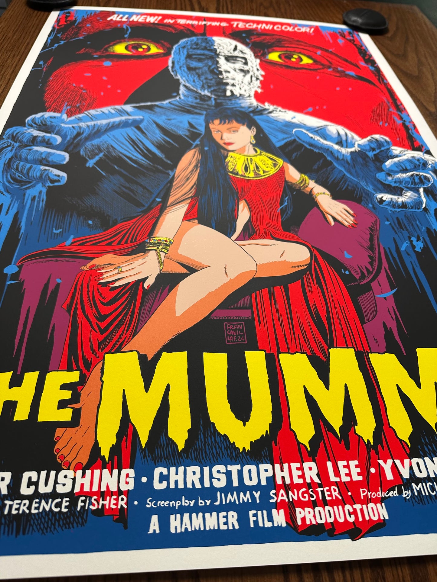 Francesco Francavilla – The Mummy, 24 x 36 in, poster, image 6