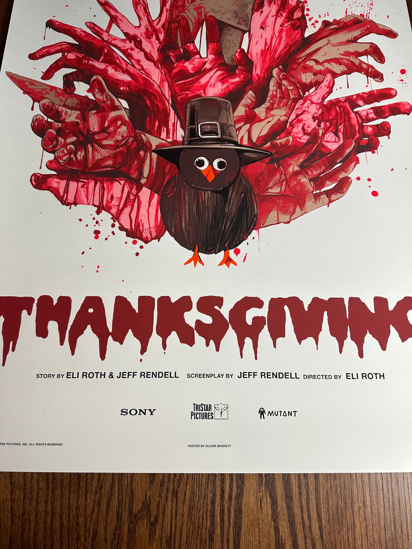 Oliver Barrett – Thanksgiving, 24 x 36 in, poster, image 3