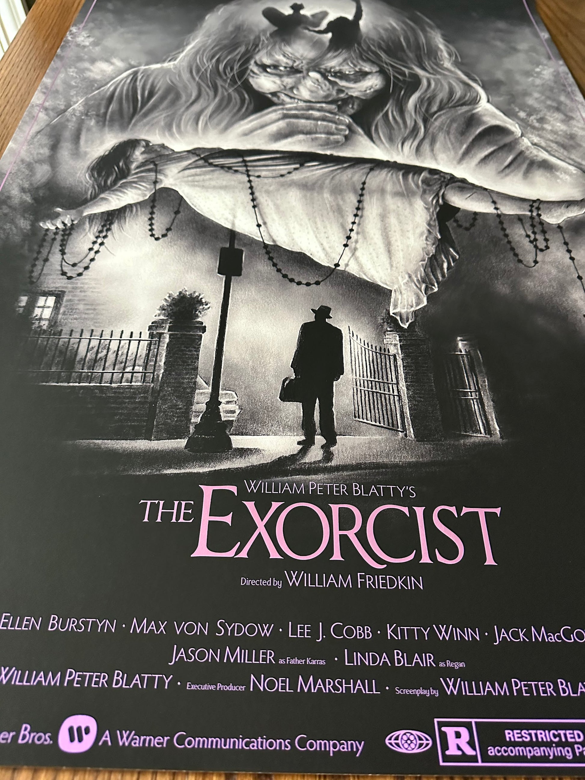 Andrew Rowland – The Exorcist, 24 x 36 in, poster, image 5