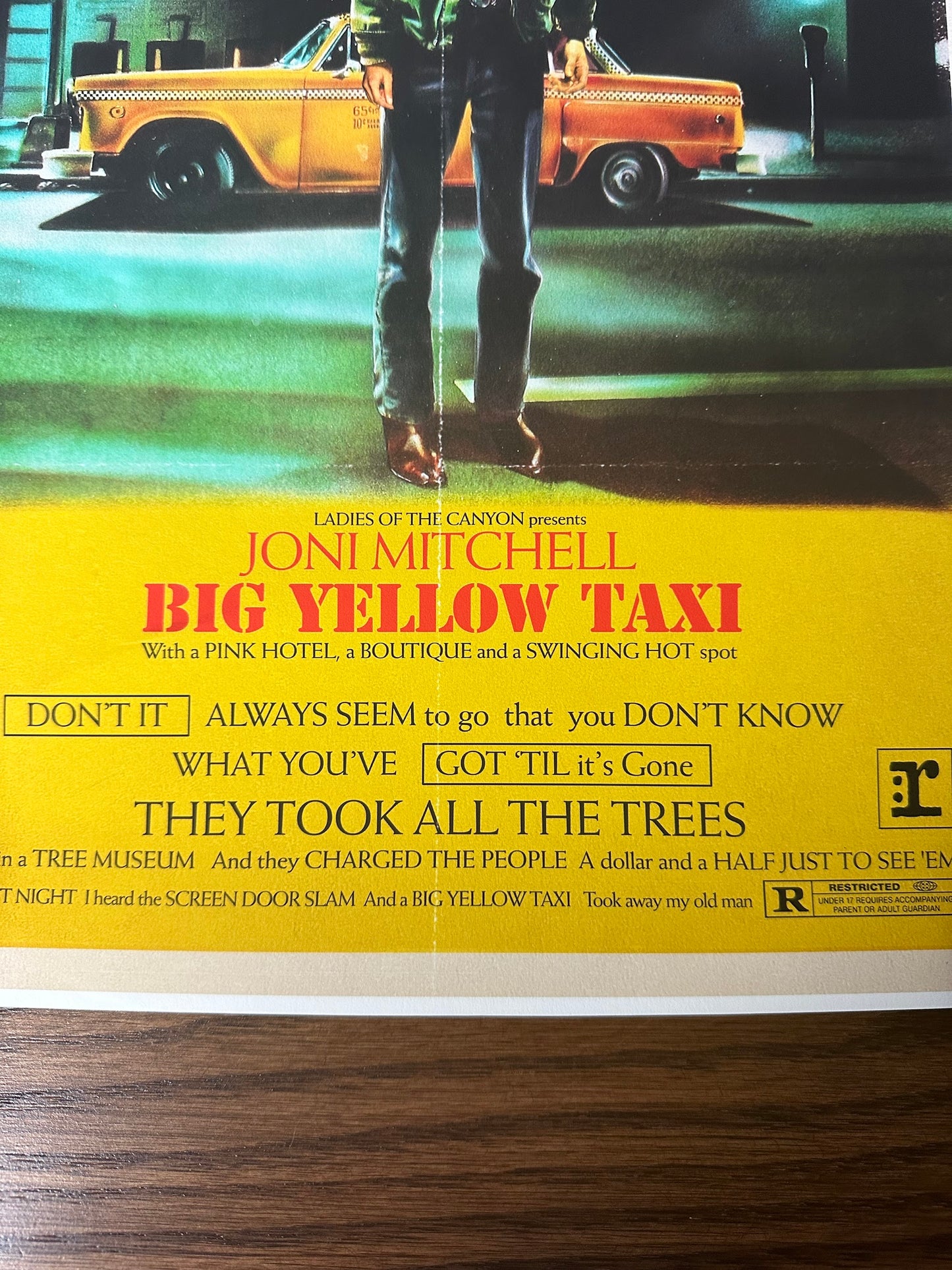 Todd Alcott – Taxi Driver Mashup "Big Yellow Taxi", 11 x 17 in, art print, image 4