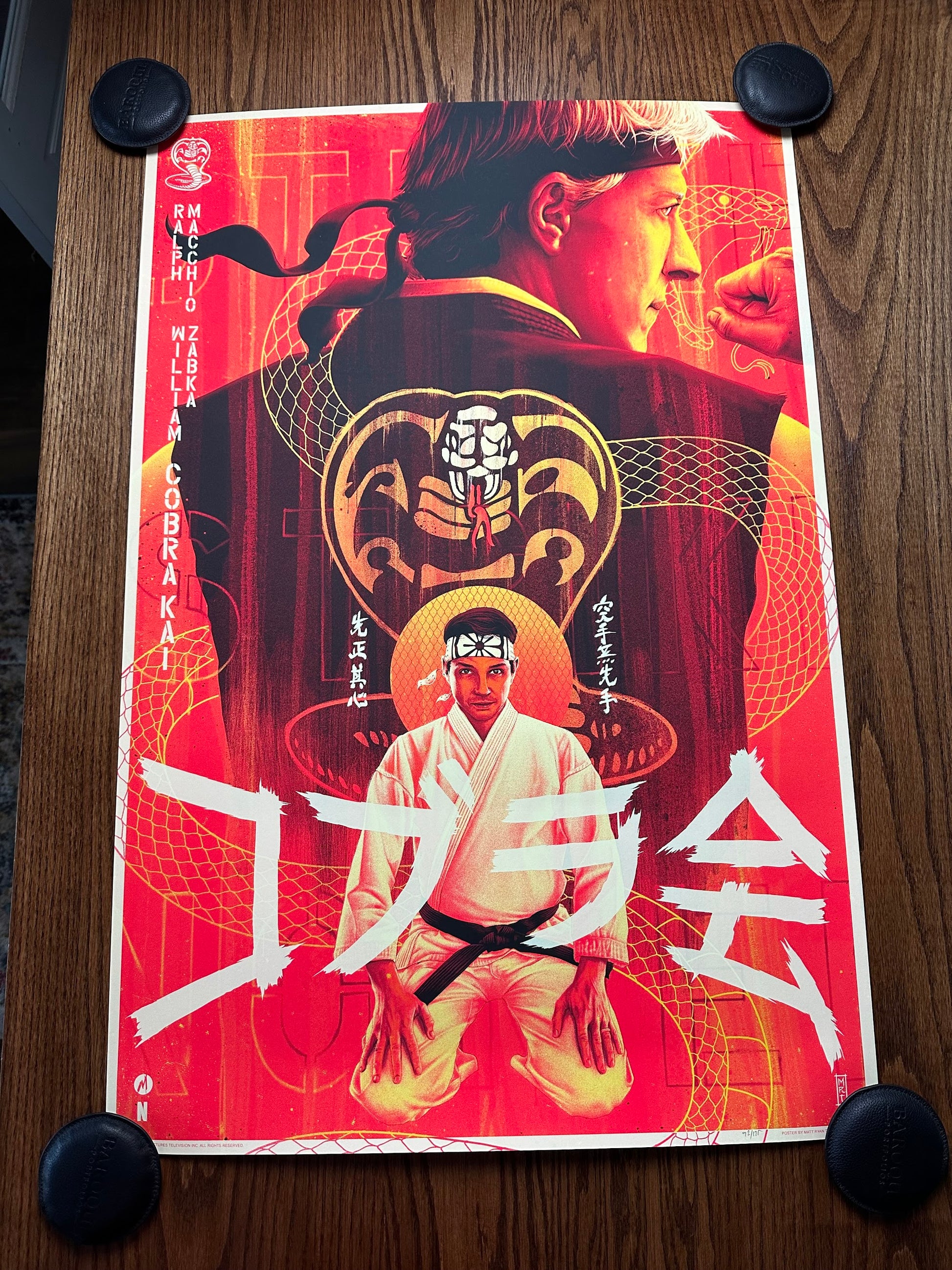 Matt Ryan Tobin – Cobra Kai, 24 x 36 in, poster