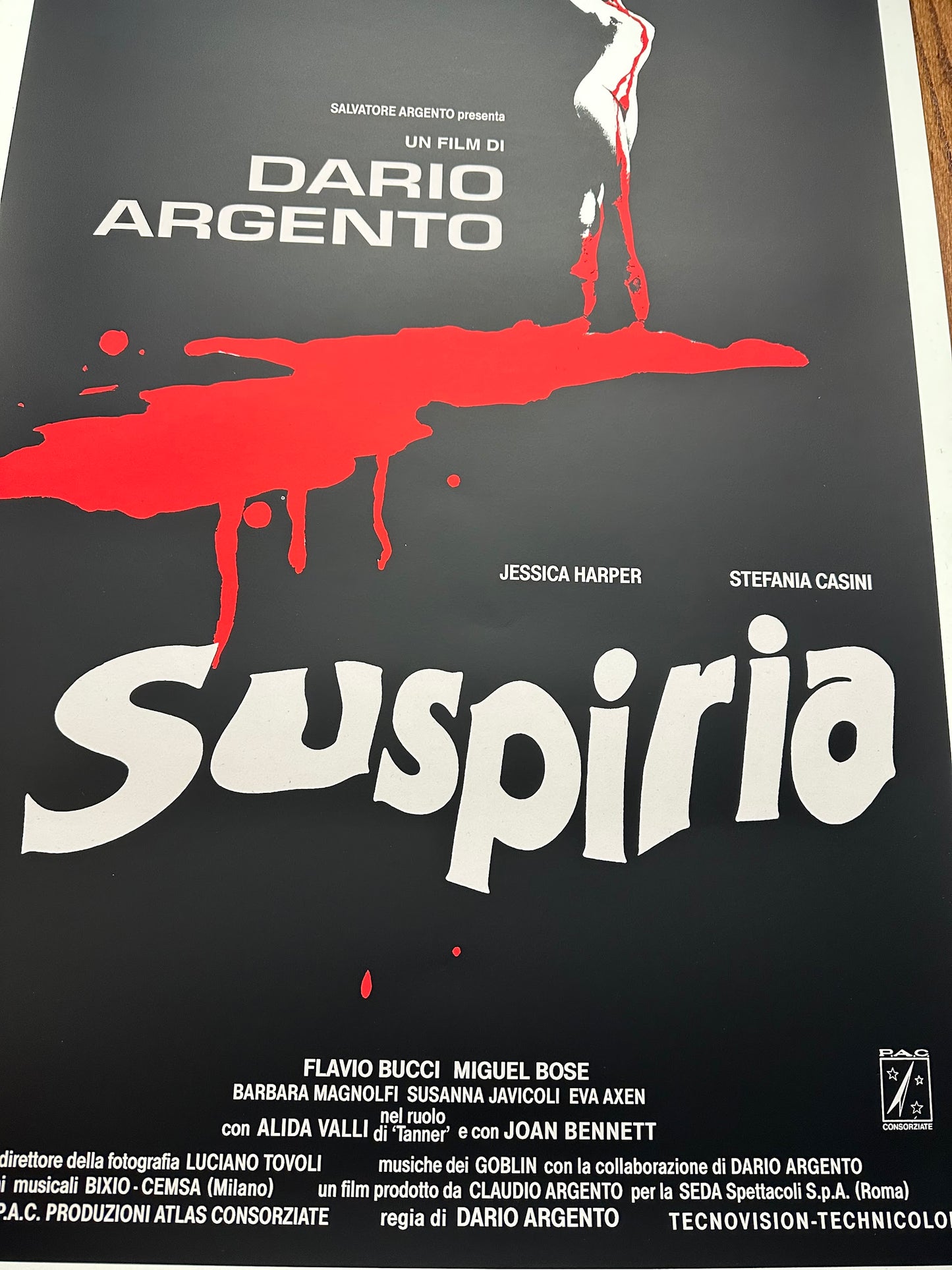 Mario de Berardinis – Suspiria, 24 x 36 in, poster, image 5