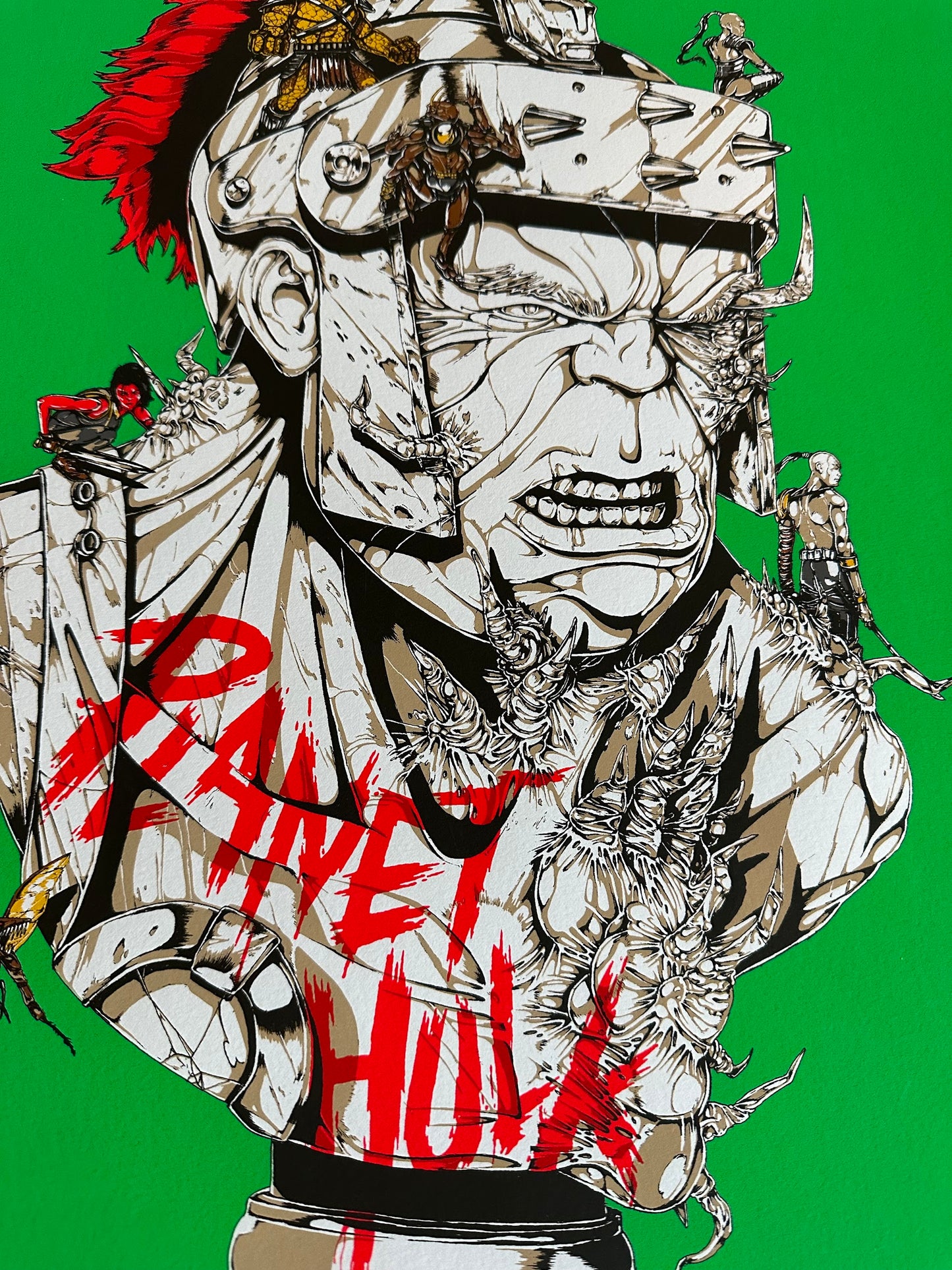 Boneface – Planet Hulk Green Variant, 18 x 24 in, art print, image 3